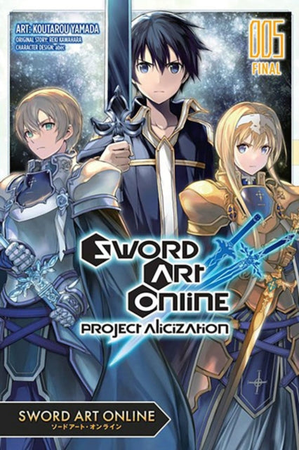 Binding: Paperback
Description: After Ronie and Tiese try to save their friend from the clutches of noble knights Raiosand Humbert they end up getting captured themselves! With the two girls bound andhelpless Kirito's going to need Eugeo's help to save them.