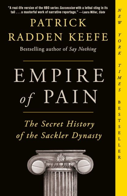 Binding: Paperback
Title: Empire Of Pain
Author(s): Keefe Patrick Radden
Publisher: Knopf Doubleday Publishing Group
Barcode: 9781984899019
Language: English
Publication Date: 10/18/2022