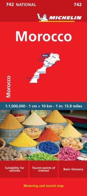 Binding: Visual And Mapping
Description: (Edition revised in 2023) Michelin National Map Morocco will give you an overall picture of your journey thanks to its clear and accurate mapping scale 1/1,000,000.