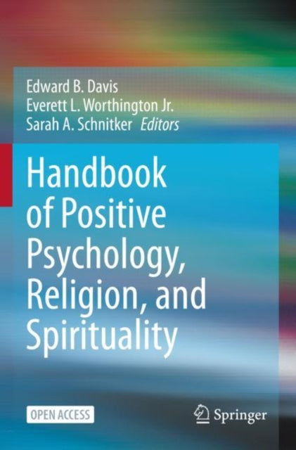 Springer International Publishing Ag - Handbook Of Positive Psychology Religion And Spirituality - Paperback