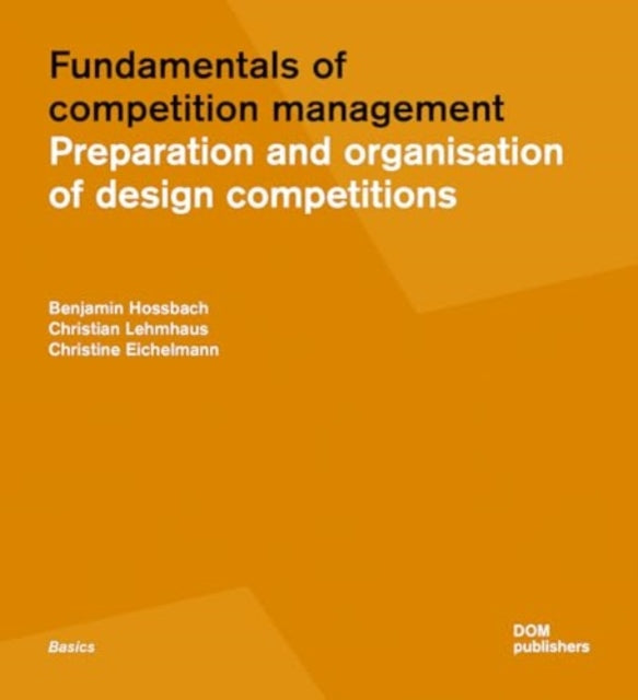 Binding: Paperback
Description: This book provides a wealth of practical and formal information on all issues related to the organization of design competitions. It also presents 60 illustrated practical examples of successfully conducted competitions for 12 building typologies.