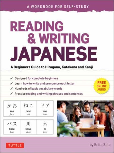 Binding: Paperback
Description: The easy way to learn the Japanese writing system! In this beginner's workbook students of Japanese will learn to read and write the Hiragana and Katakana alphabets as well as 50 basic Kanji characters.