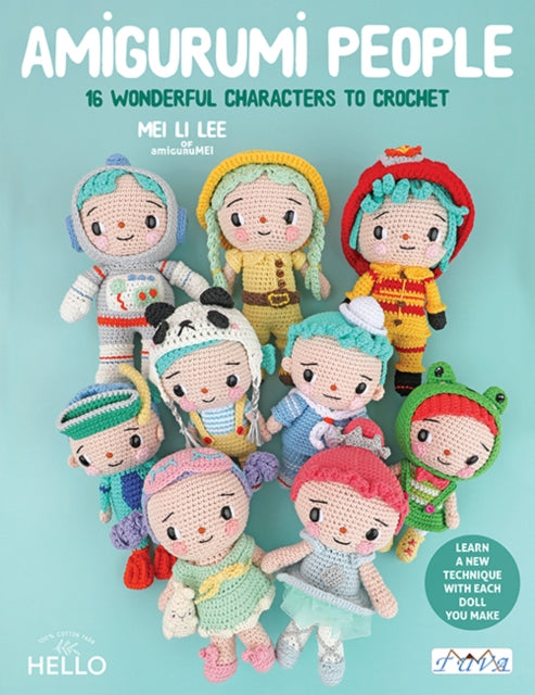 Binding: Paperback
Description: In this stunning book you will meet the cutest crochet characters each designed with a secret tip to share. Make Austin the Astronaut for the little one who dreams of reaching the stars. Or the inseparable Grandma and Grandpa in honour of your two favourite people.