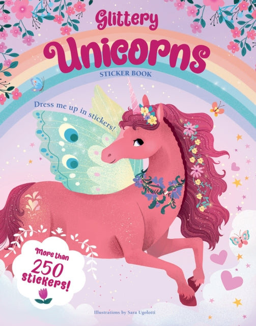 Binding: Paperback
Description: Dress up the unicorns and decorate the fun scenes with over 250 dazzling stickers! This enchanting book is full of unicorns to dress up with glittery stickers of fun accessories likes wings and scarves. Ages: 4 plus.