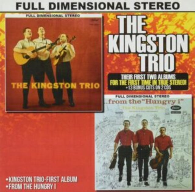 This CD is brand new.Format: CDThis item's title is: Kingston Trio / Live From The Hungry I In True Stereo (2CD)Artist: Kingston TrioBarcode: 9901107404924Release Date: 3/11/2022
