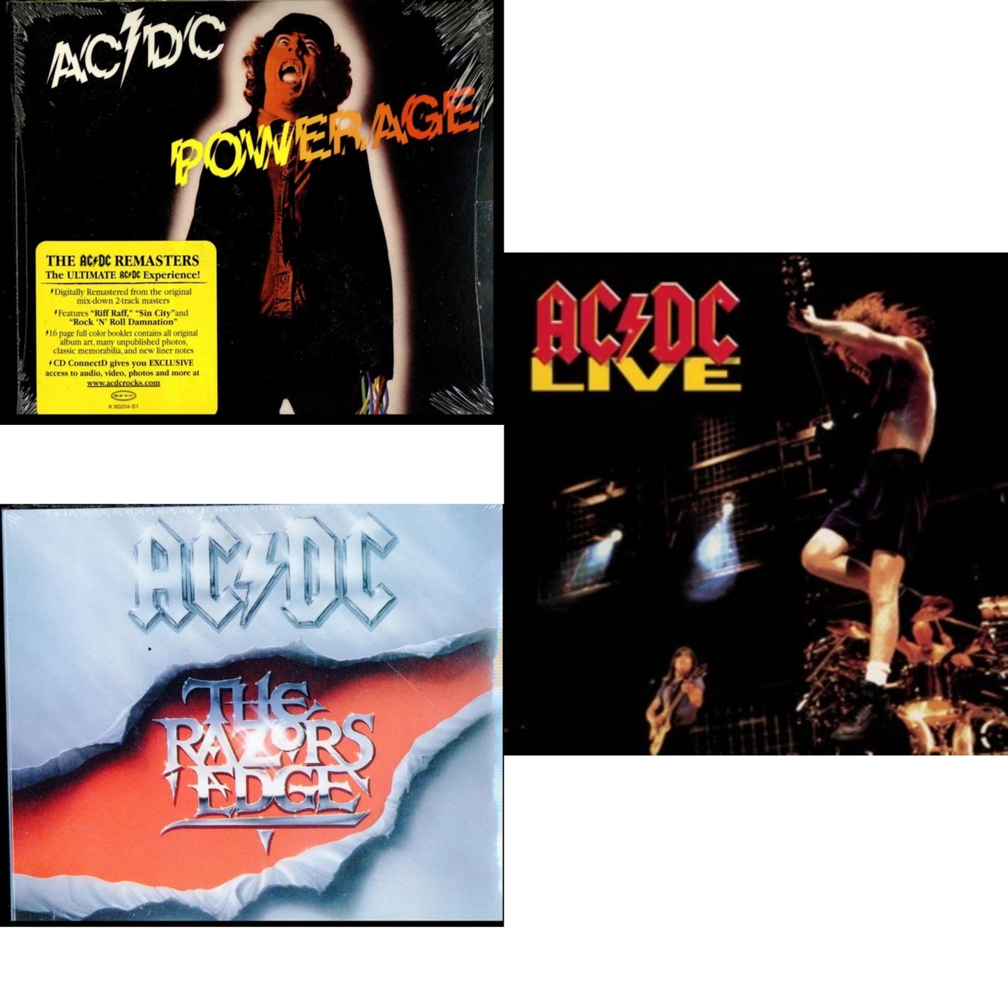 Powerage & Razor's Edge & Live