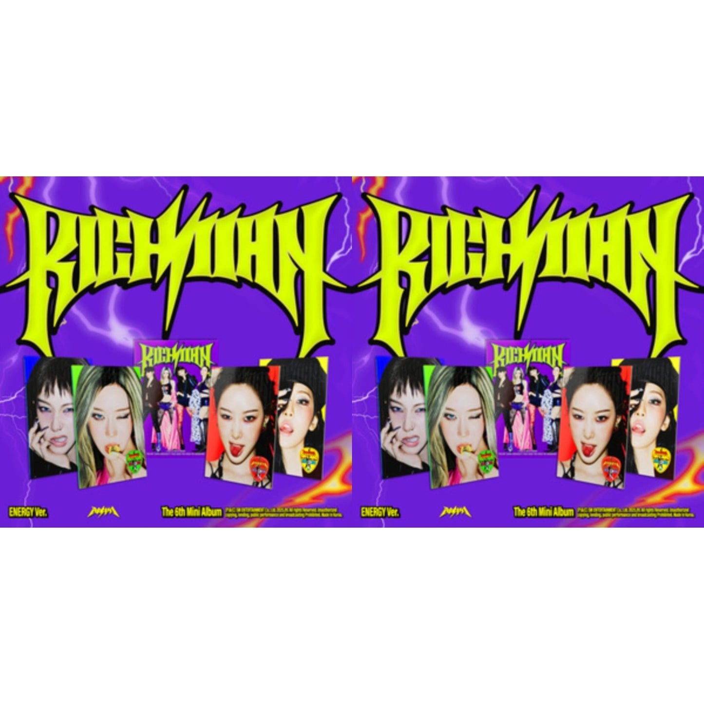 Rich Man (6Th Mini Album) (Energy Ver.) (Winter Version) & Rich Man (6Th Mini Album) (Energy Ver.) (Ningning Version)