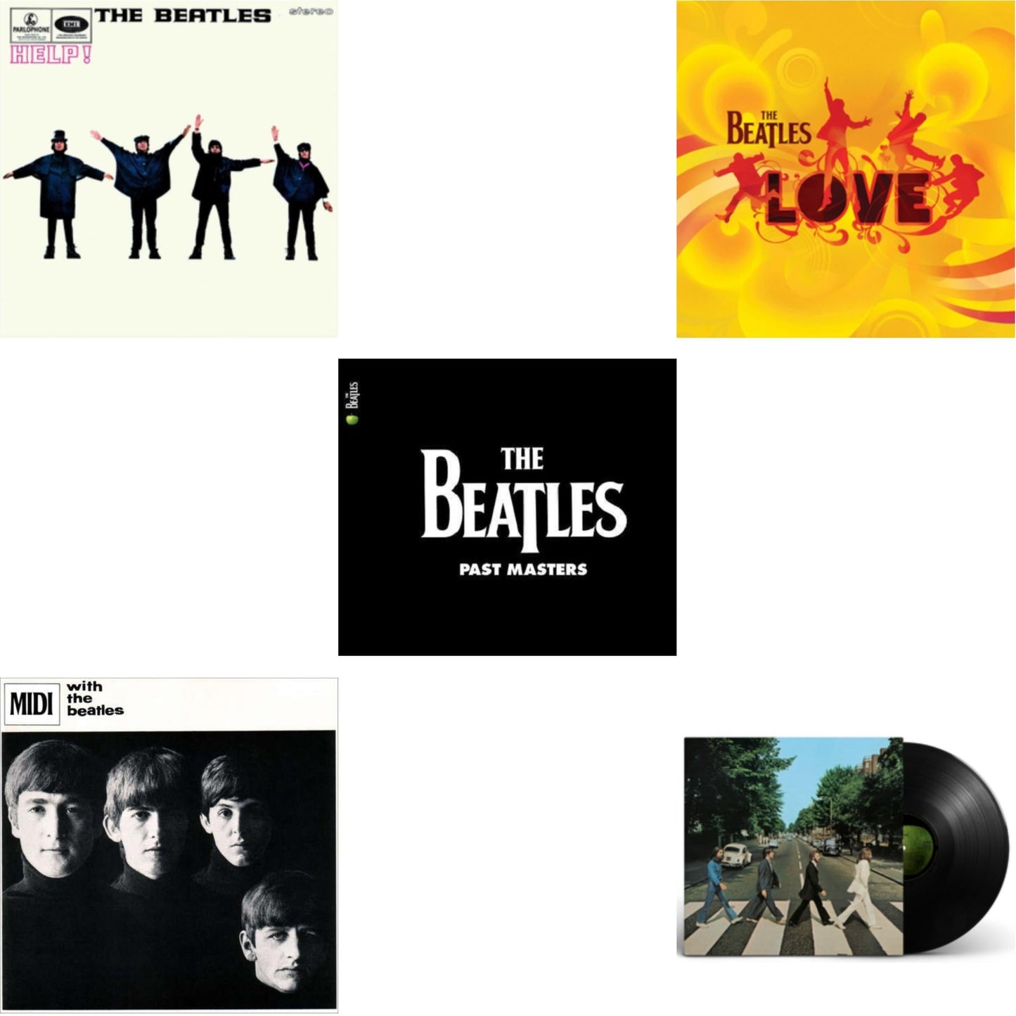 Help & With The Beatles & Past Masters 1 & 2 & Love & Abbey Road Anniversary