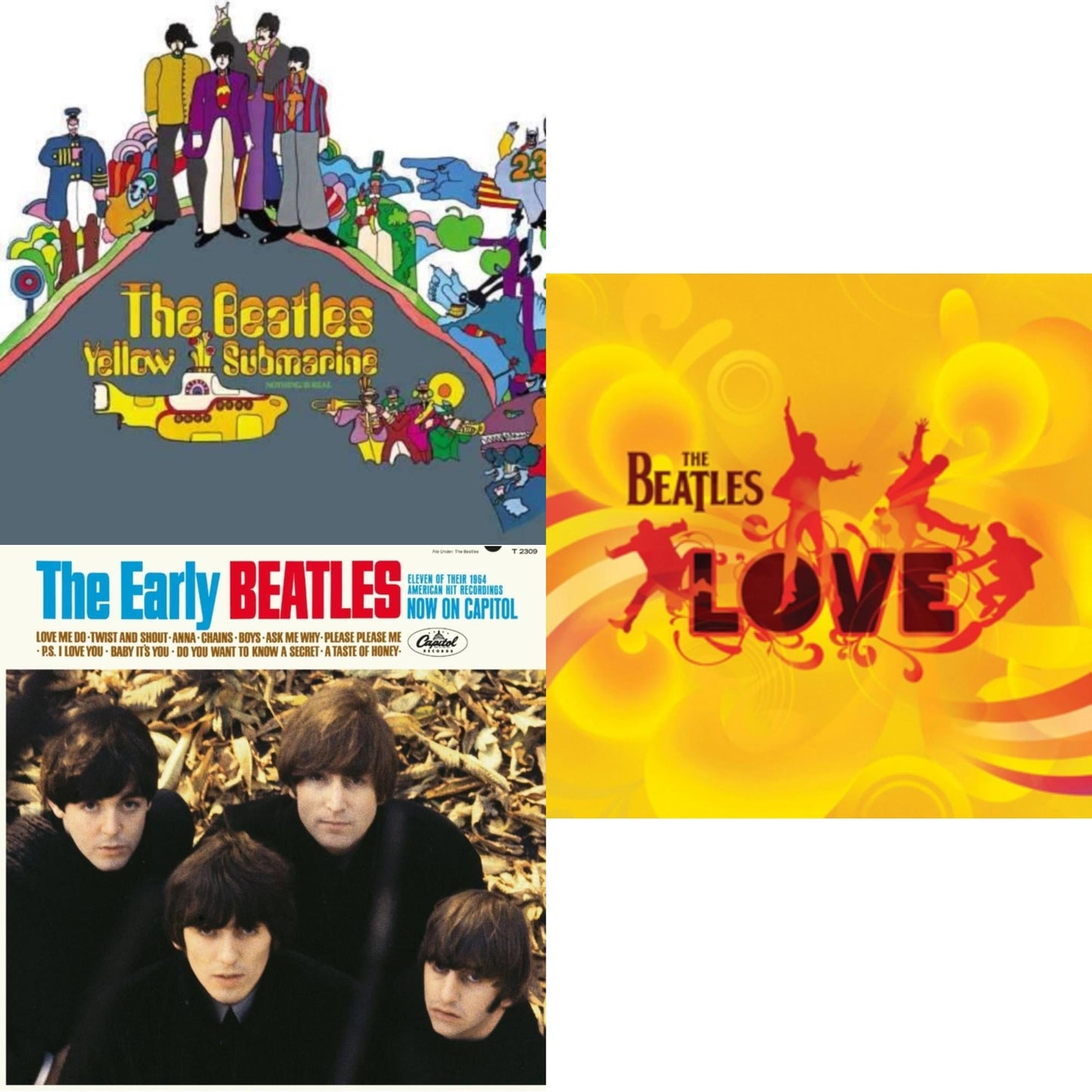 Yellow Submarine & Early Beatles & Love