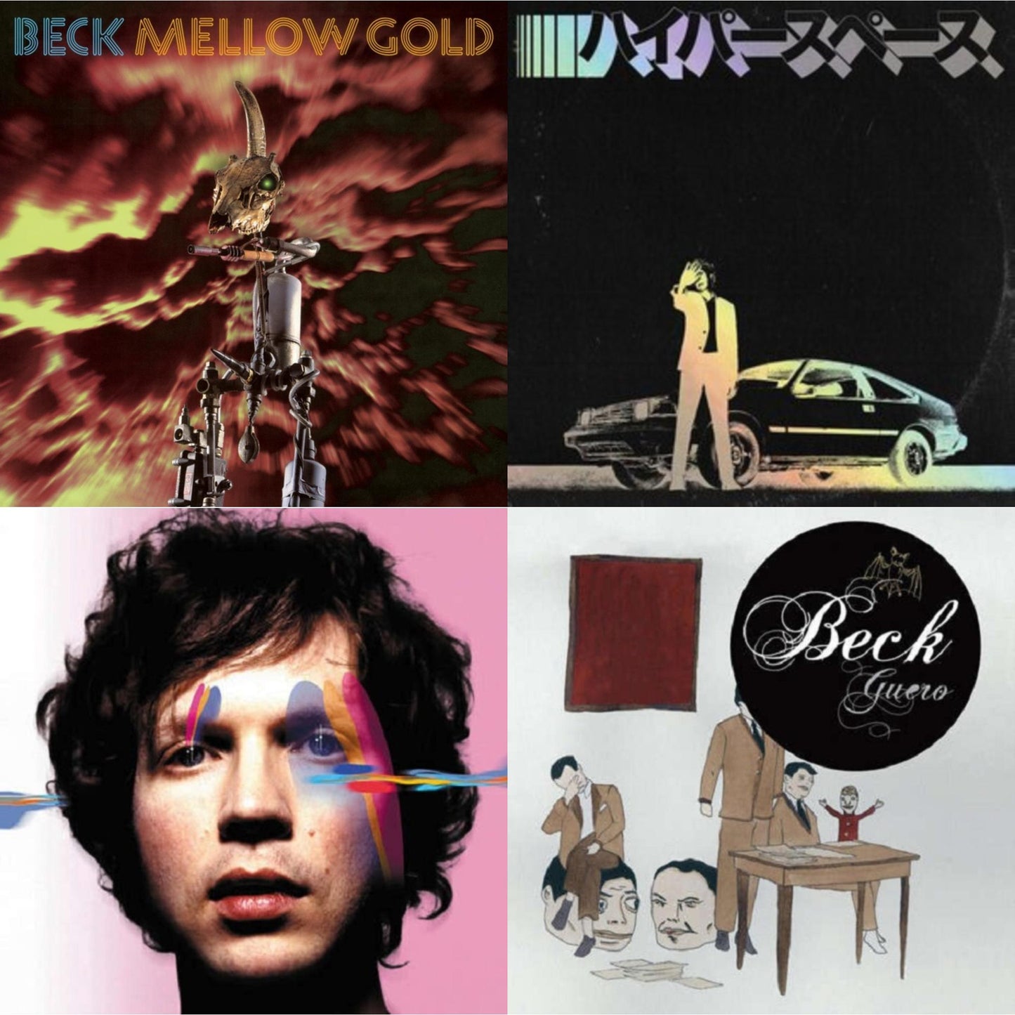 Mellow Gold (180G) & Hyperspace (2020 Deluxe Edition/Holographic Jacket/Booklet) & Sea Change (140G/Gatefold/Dl Card) & Guero