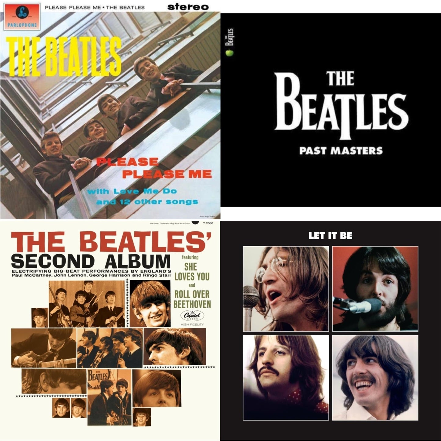 Please Please Me & Past Masters 1 & 2 & Beatles Second Album & Let It Be Special Edition