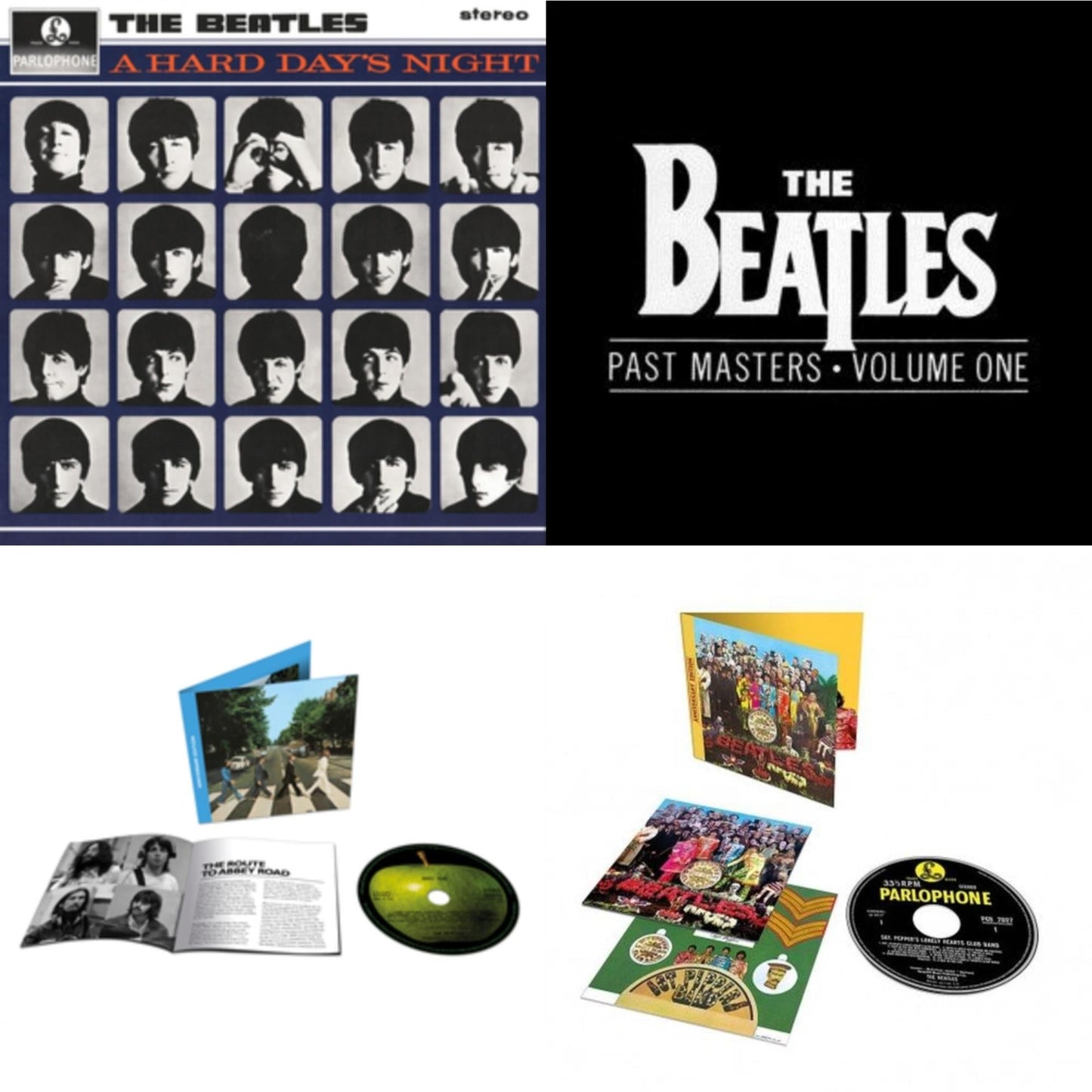 Hard Day's Night & Past Masters Vol.1 & 2 & Abbey Road Anniversary & Sgt. Pepper's Lonely Hearts Club Band (Anniversary Edition)