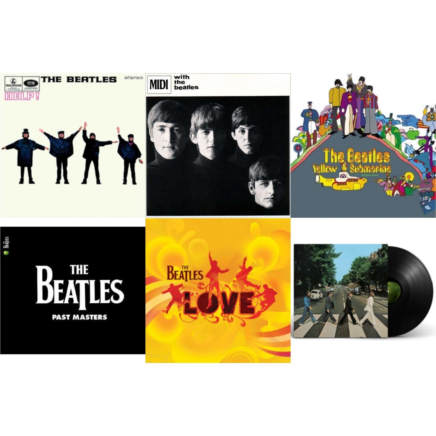 Help & With The Beatles & Yellow Submarine & Past Masters 1 & 2 & Love & Abbey Road Anniversary