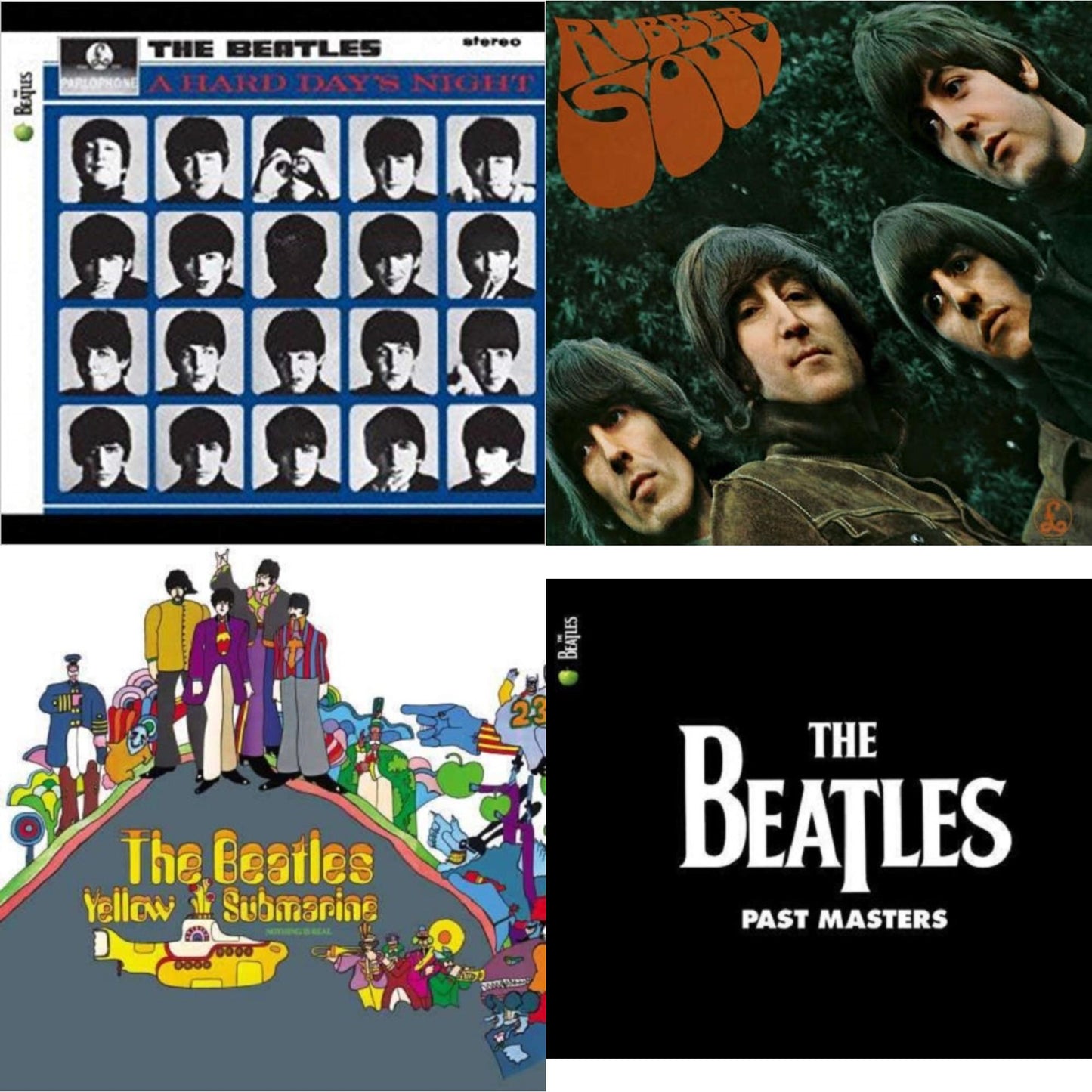 Hard Day's Night & Rubber Soul & Yellow Submarine & Past Masters 1 & 2