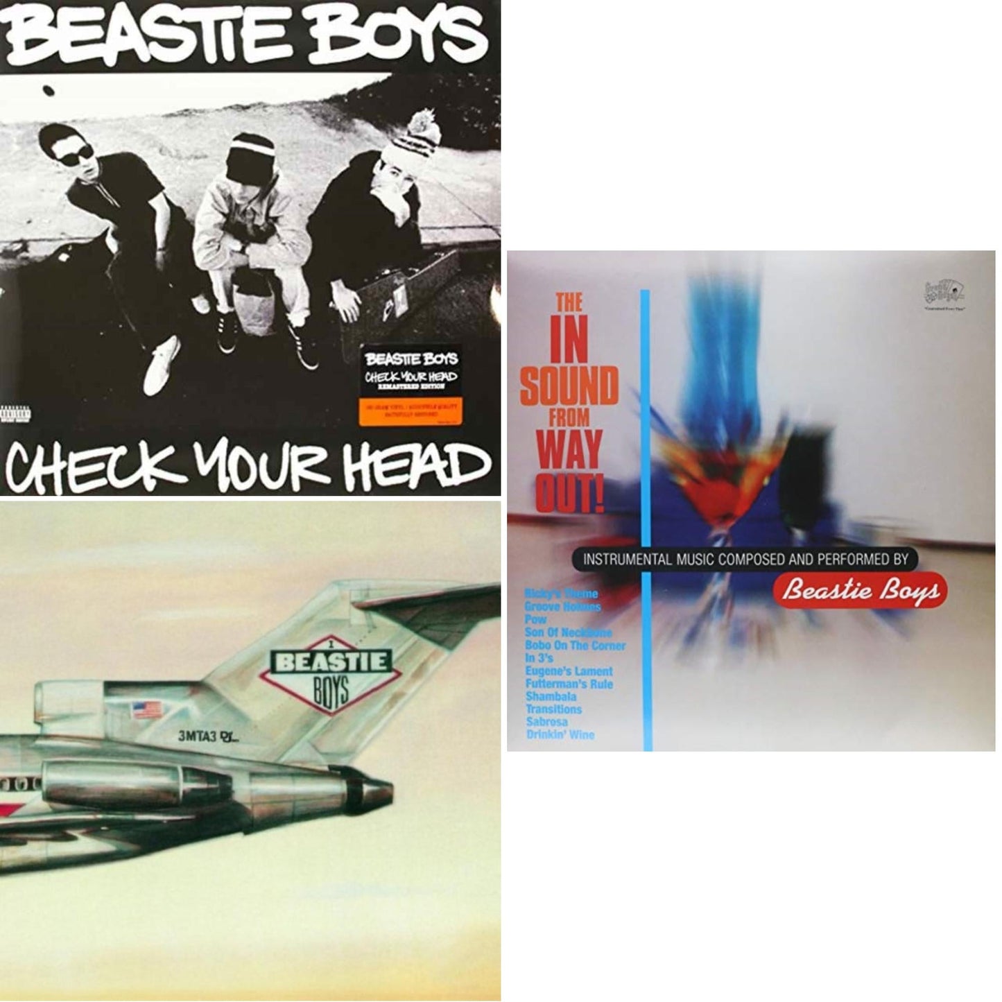 Check Your Head & Licensed To Ill (30Th Anniversary Edition) & In Sound From Way Out (180G)