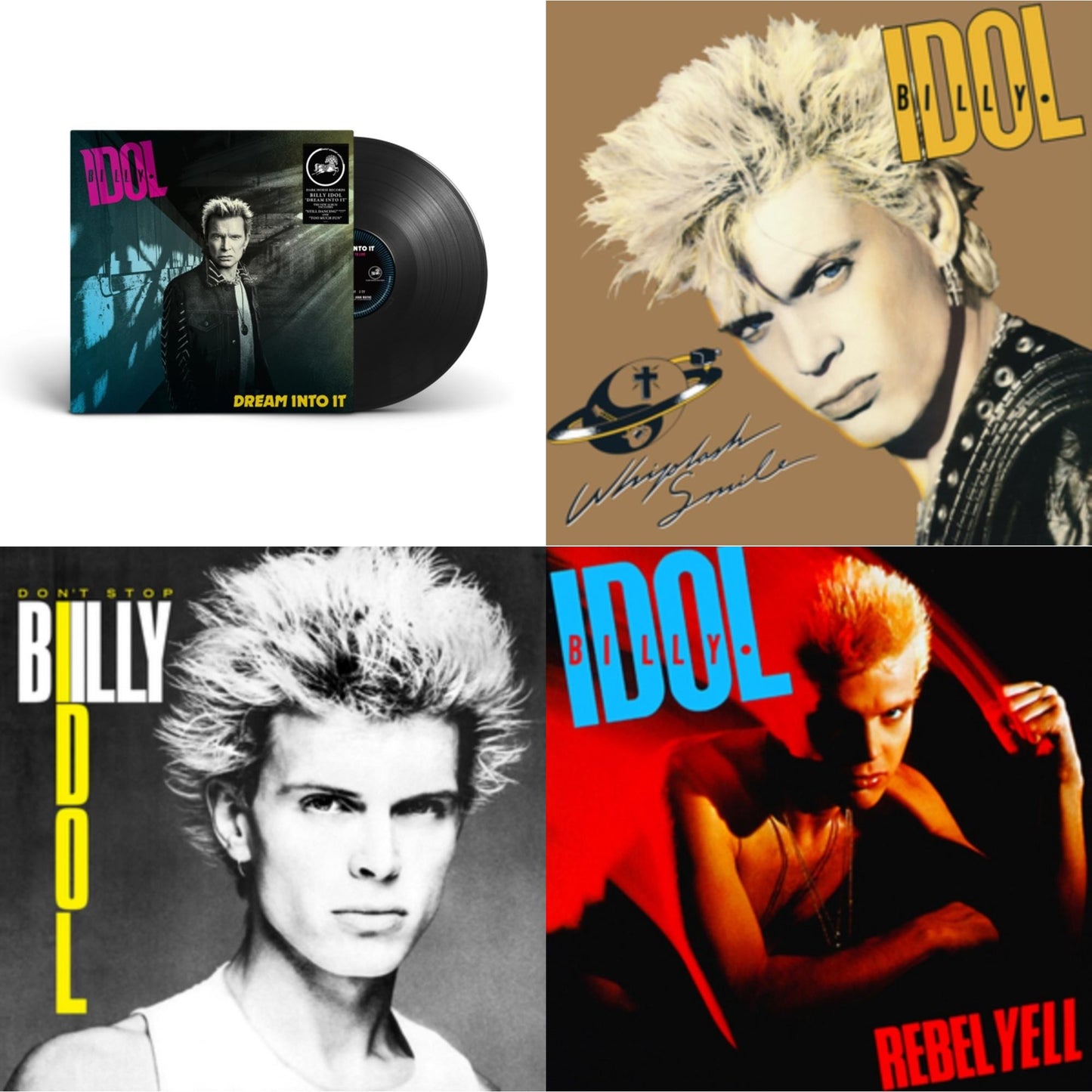 Dream Into It & Whiplash Smile & Don't Stop (Ep) & Rebel Yell