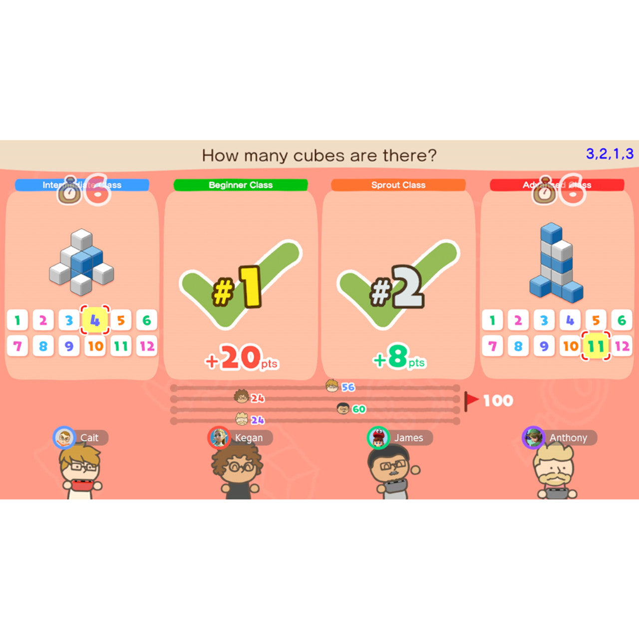 This is brand new.Battle to see who has the brawniest brain
Take on a series of brain-bending activities that test your mental mettle in the Brain Academy™: Brain vs.