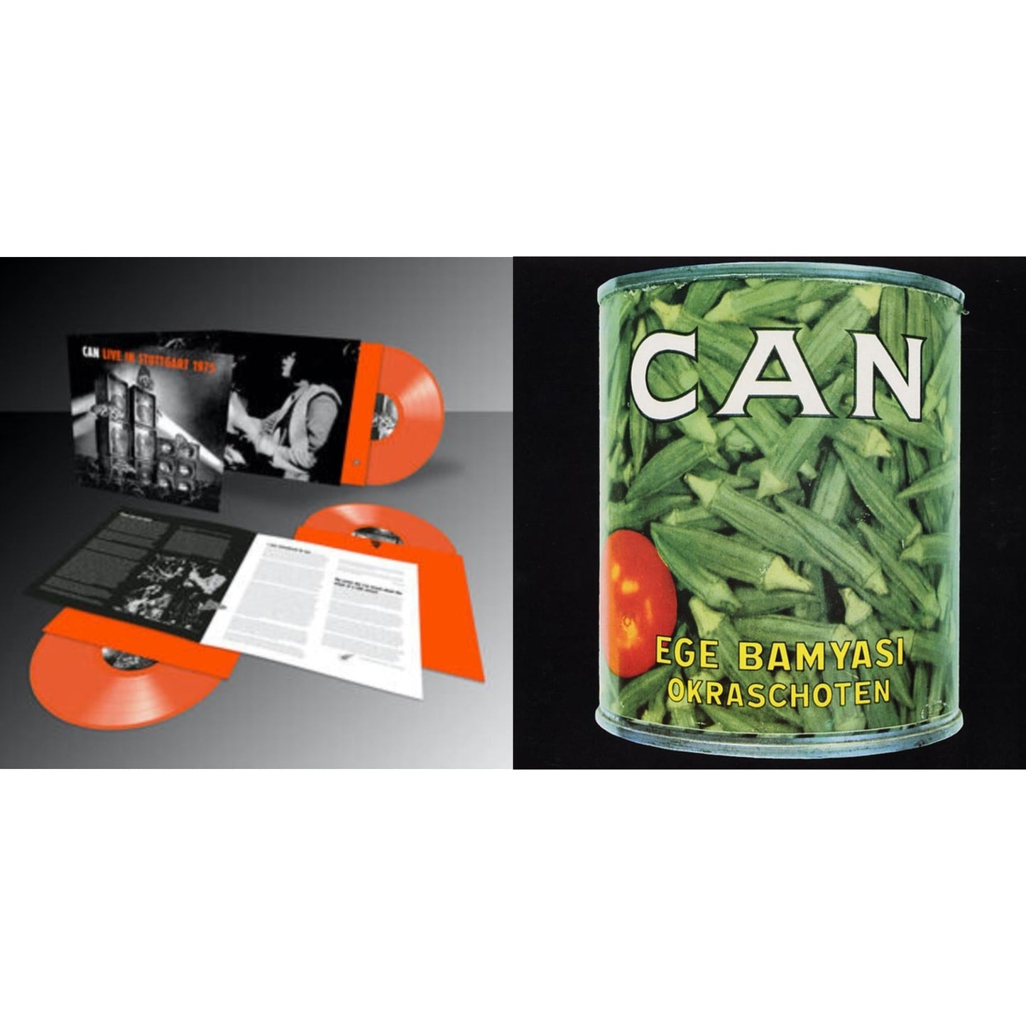Live Stuttgart 1975 (Orange Vinyl/3LP) & Ege Bamyasi (Limited Edition Green LP Vinyl)