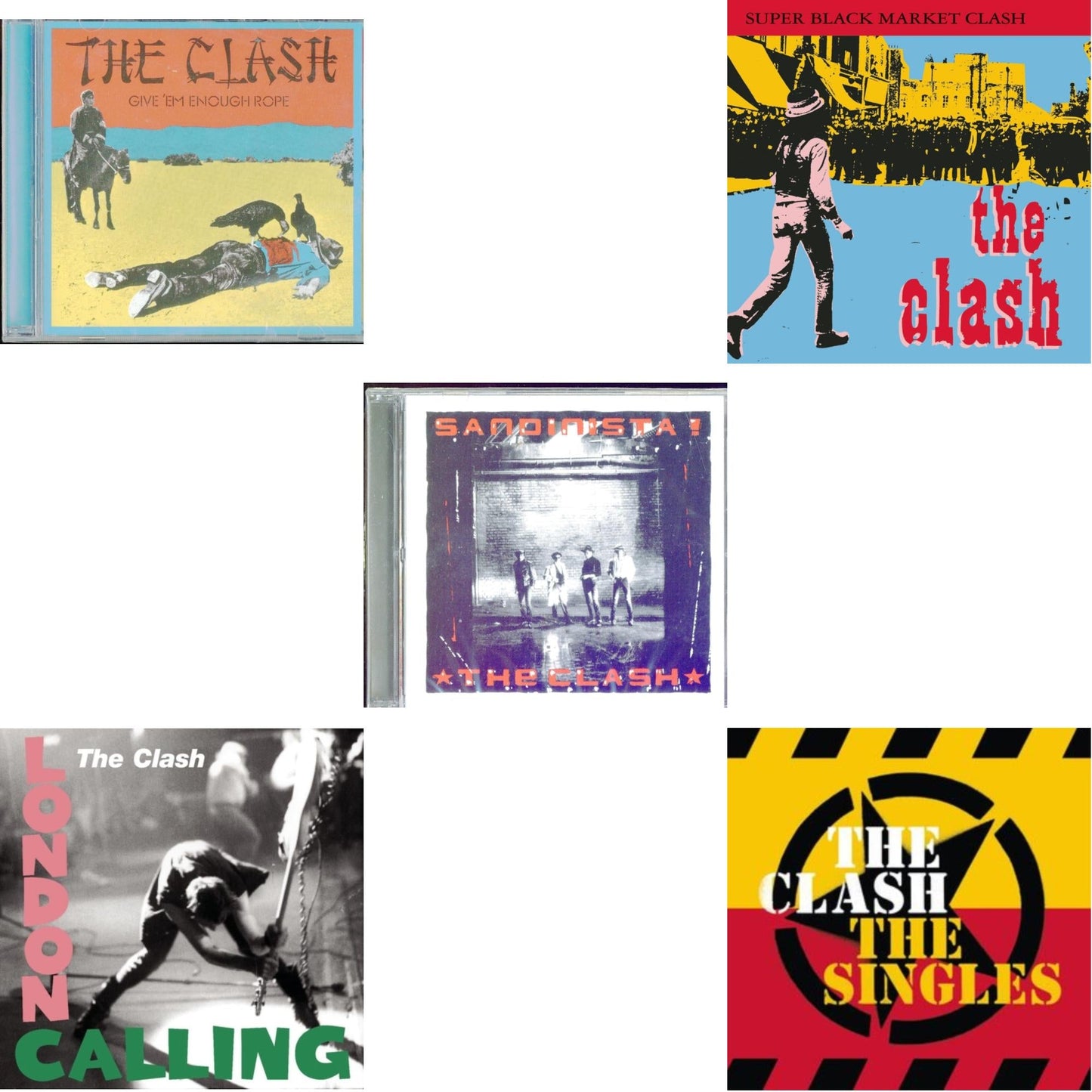 Give Em Enough Rope & London Calling & Sandinista & Super Black Market Clash & Singles