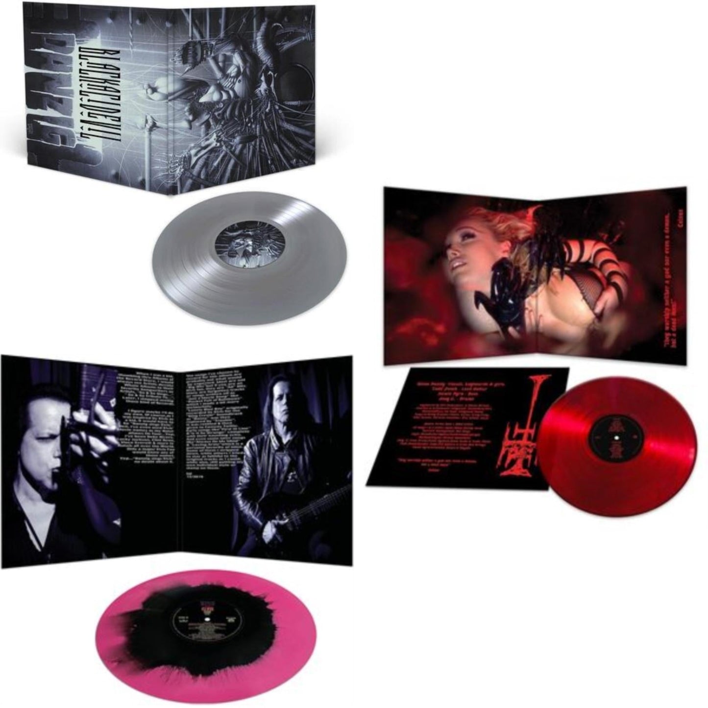 This is a 3 LP Vinyl SKU bundle.
1.This LP Vinyl is brand new.Format: LP VinylMusic Style: Heavy MetalThis item's title is: Danzig 5: Blackacidevil (Silver LP Vinyl)Artist: DanzigLabel: CLEOPATRABarcode: 889466250811Release Date: 10/29/2021
2.This LP Vinyl is brand new.