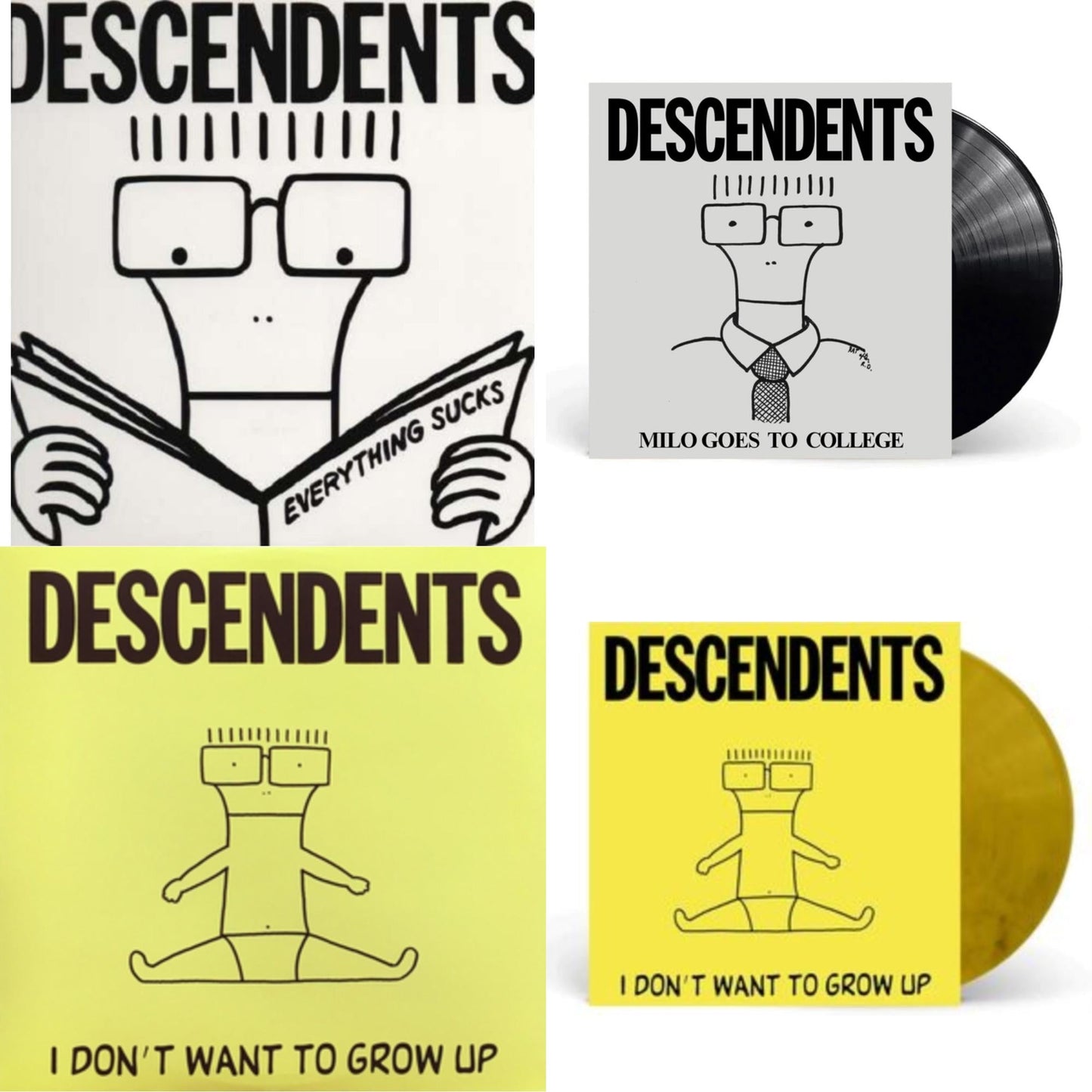 Everything Sucks & Milo Goes To College & I Don't Want To Grow Up & I Don't Want To Grow Up (Banana Peel LP Vinyl)