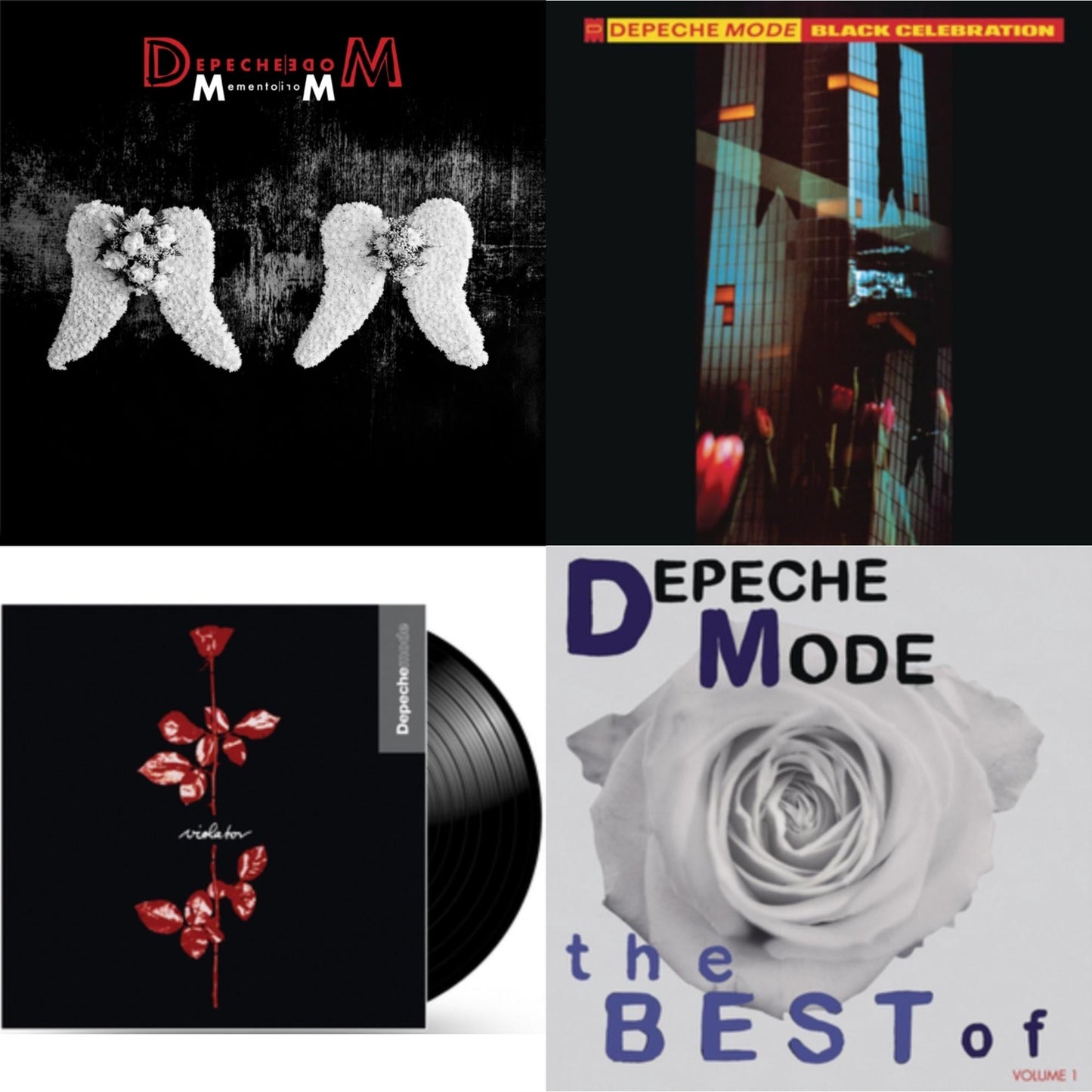 Memento Mori (2LP/Tri-Fold Jacket/Inner Sleeves/Poster) & Black Celebration (180G) & Violator (180G) & Best Of Depeche Mode Vol.1