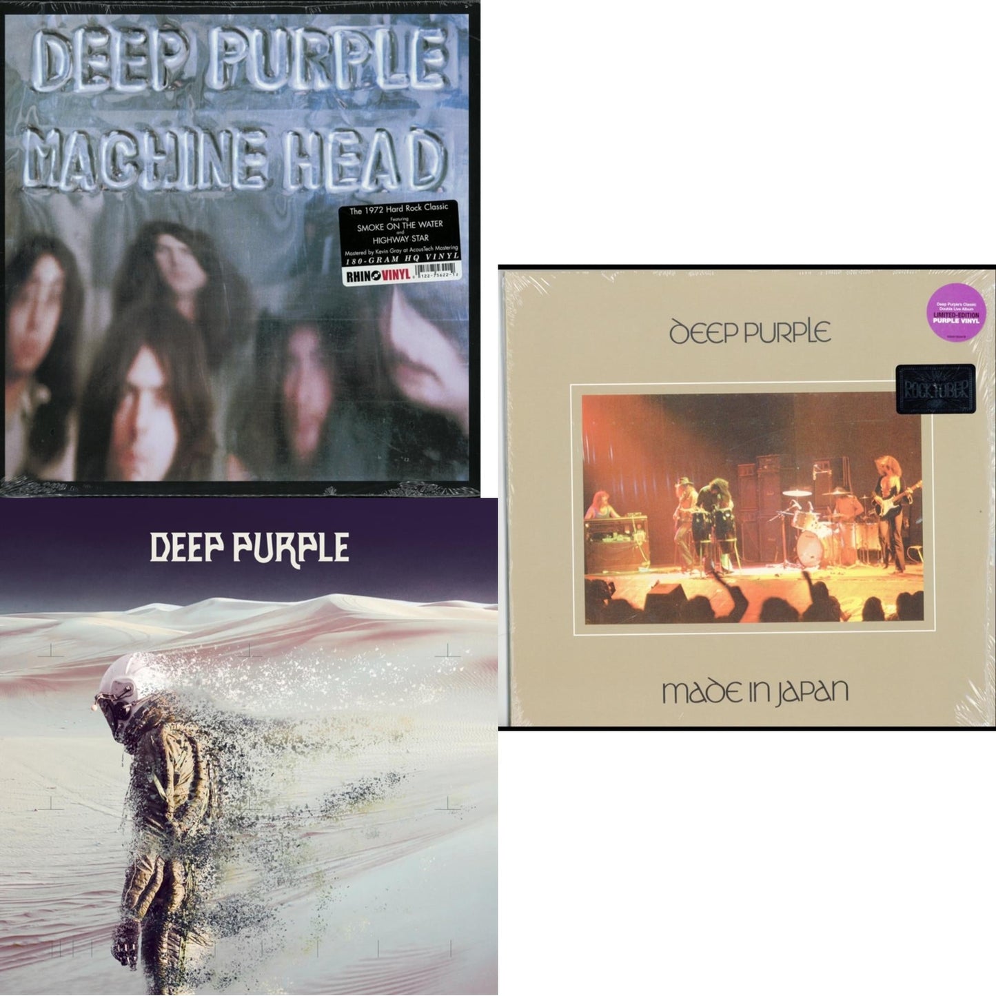 Machine Head & Whoosh! (2LP/Gatefold) & Made In Japan (2LP/Purple Vinyl) (Rocktober)