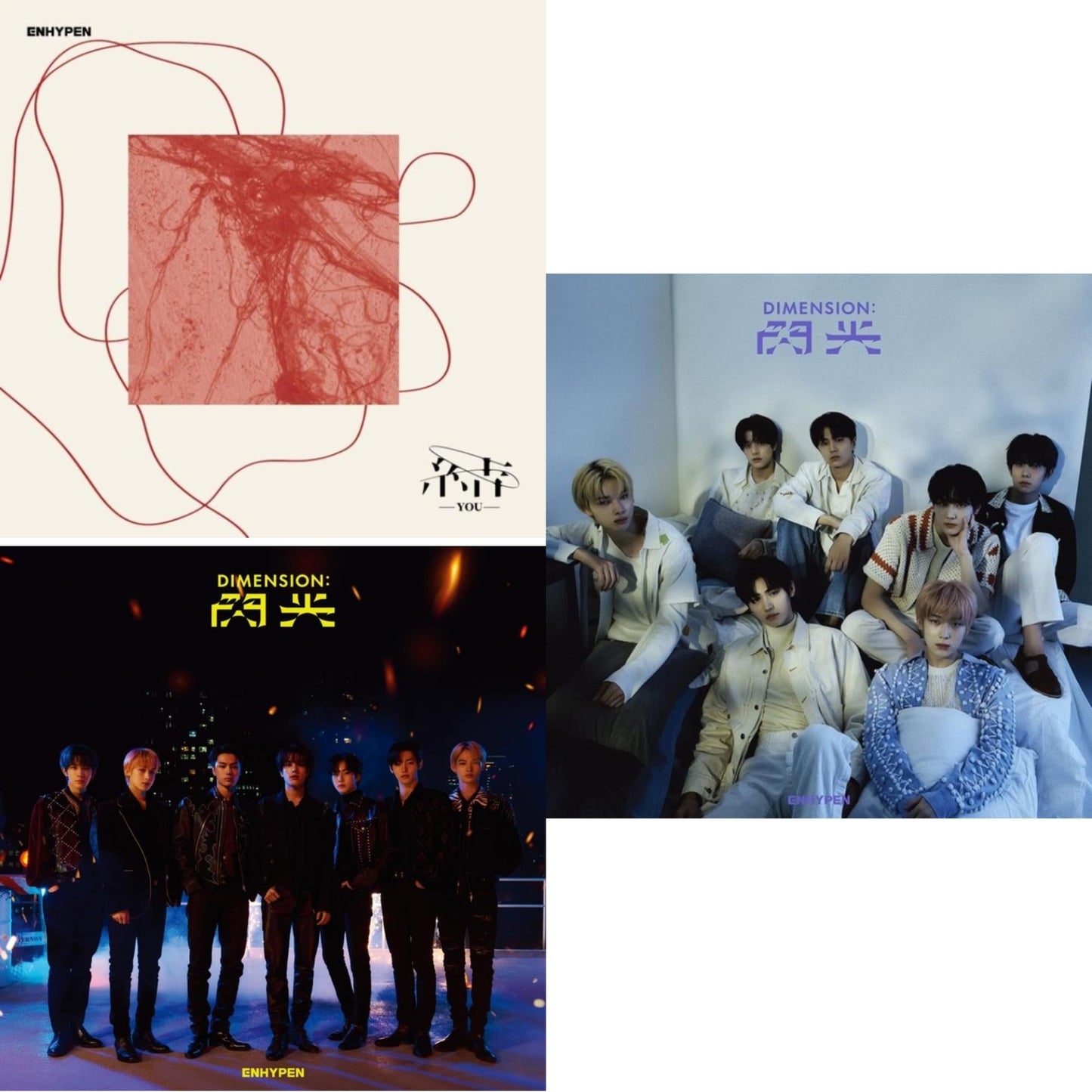 You & Dimension: Senkou (CD/DVD/Limited Edition A) & Dimension: Senkou (CD/Booklet/Limited Edition B)