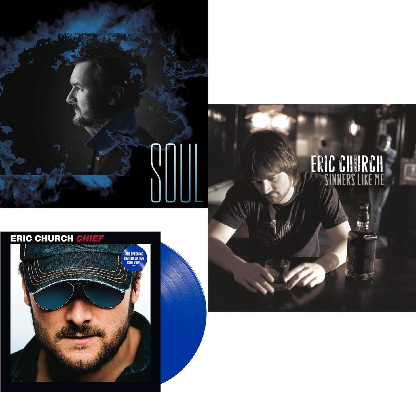 Soul & Chief (Blue LP Vinyl) & Sinners Like Me (Blue LP Vinyl)