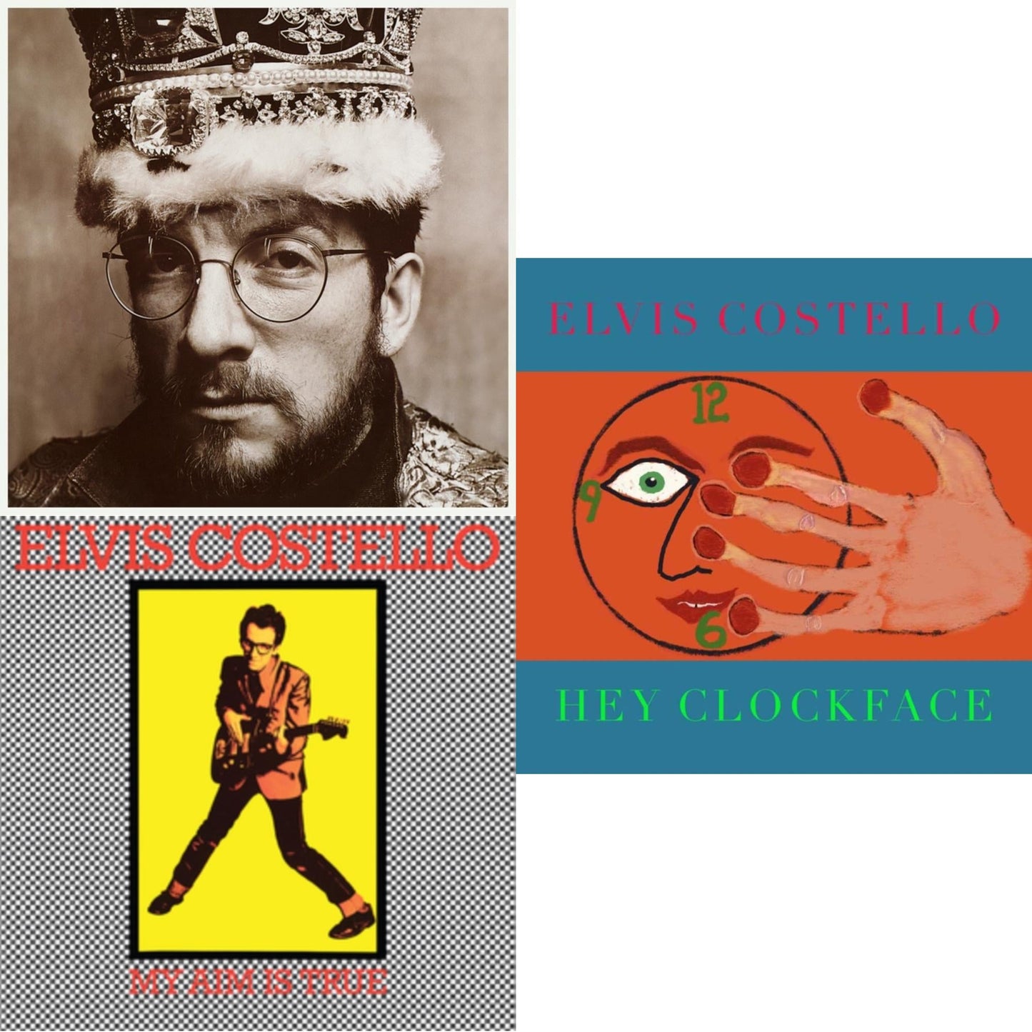 King Of America (2024 Remaster) & My Aim Is True & Hey Clockface (2LP)