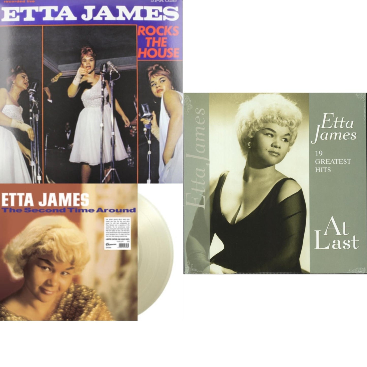 Rocks The House (Colored LP Vinyl) & Second Time Around & 19 Greatest Hits: At Last (180G)