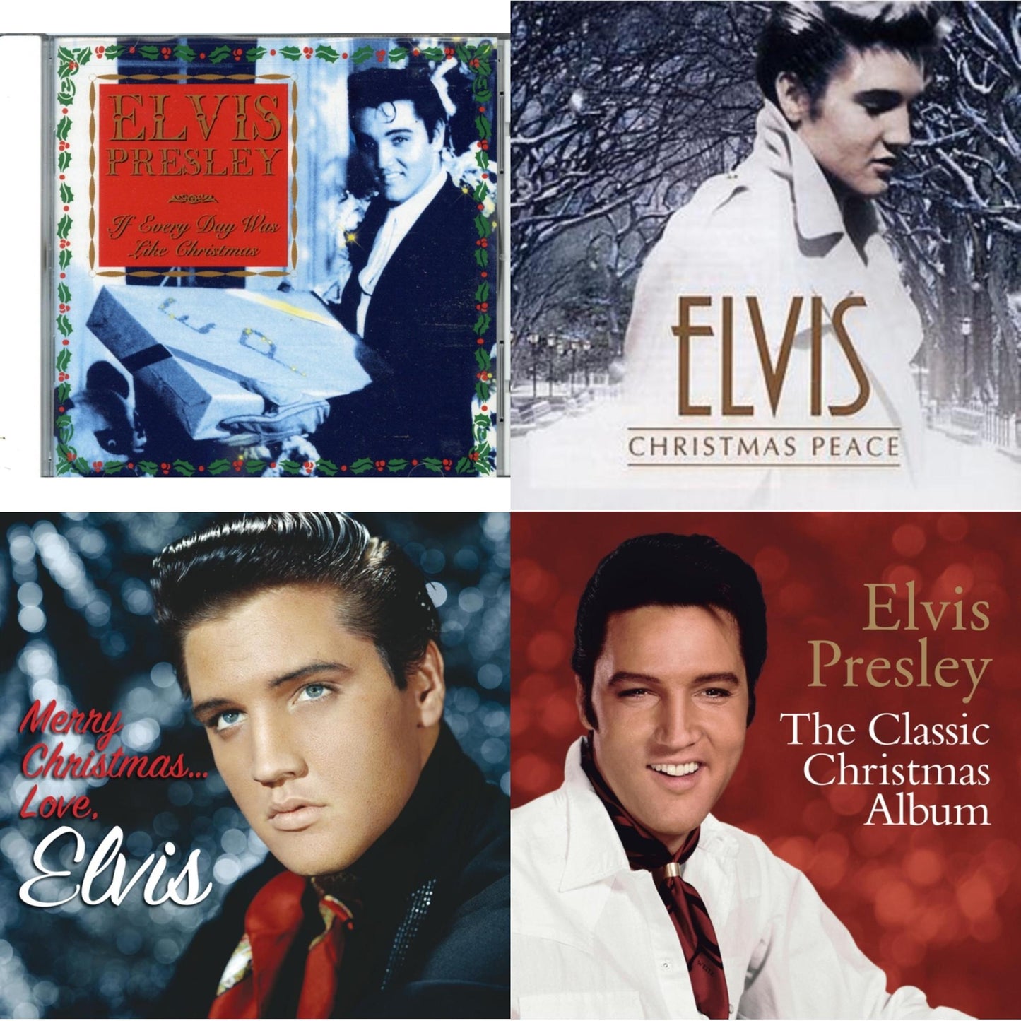 If Every Day Was Like Christmas & Christmas Peace & Merry Christmas...Love, Elvis & The Classic Christmas Album