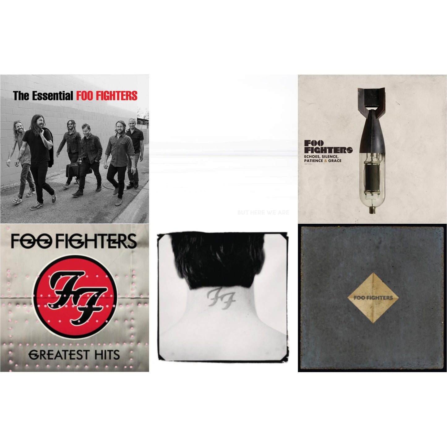 Essential Foo Fighters & But Here We Are (White LP Vinyl) & Echoes Silence Patience & Grace & Greatest Hits (2LP/Dl Card/Gatefold) & There Is Nothing Left To Lose (2LP/Dl Card) & Concrete & Gold (140G/Dl Code/2LP)