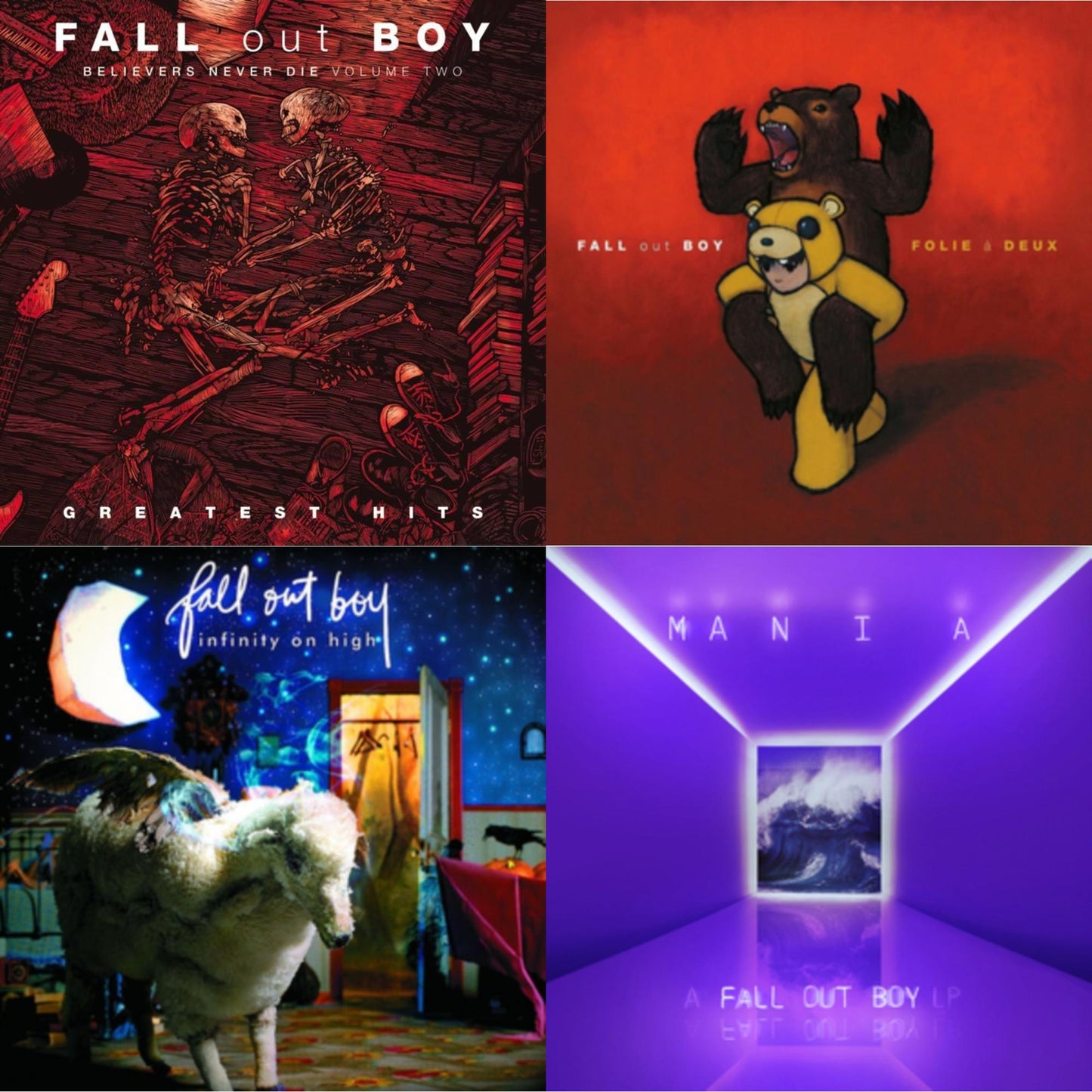 Believers Never Die (Vol. 2) & Folie A Deux & Infinity On High & M A N I A (LP)