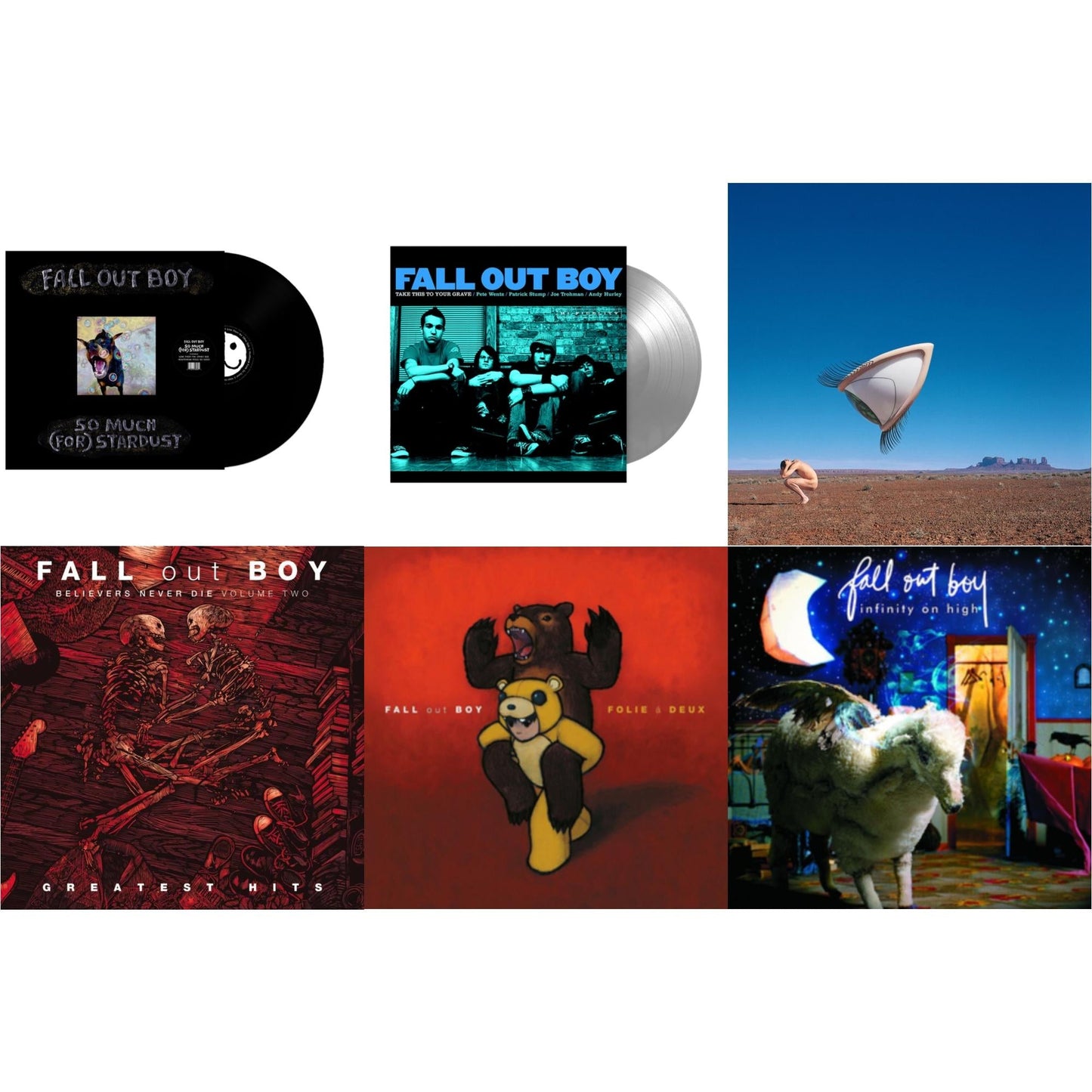 So Much (For) Stardust & Take This To Your Grave (Fbr 25Th Anniversary Edition/Silver LP Vinyl) & From Under The Cork Tree & Believers Never Die (Vol. 2) & Folie A Deux & Infinity On High