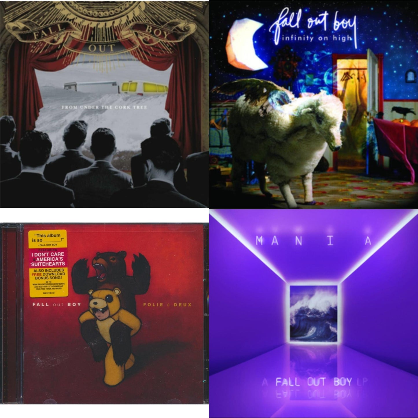 From Under Cork Tree & Infinity On High & Folie A Deux & M A N I A