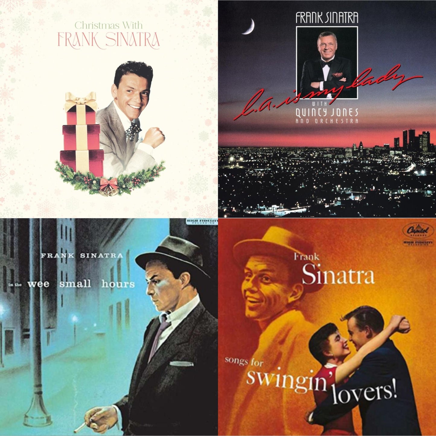 Christmas With Frank Sinatra (150G/Opaque White LP Vinyl) & L.A. Is My Lady & In The Wee Small Hours & Songs For Swingin Lovers