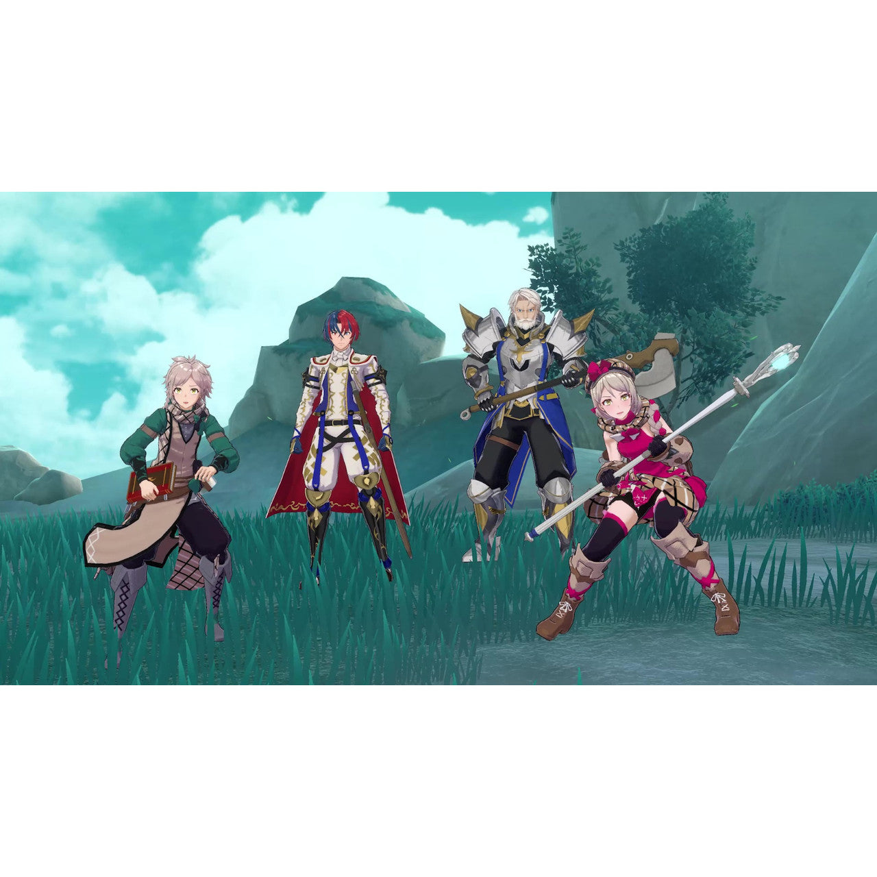 This is brand new.Use hero-summoning strategies to defeat an ancient threat in a brand-new Fire Emblem™ game.
In a war against the Fell Dragon, four kingdoms worked together with heroes from other worlds to seal away this great evil.