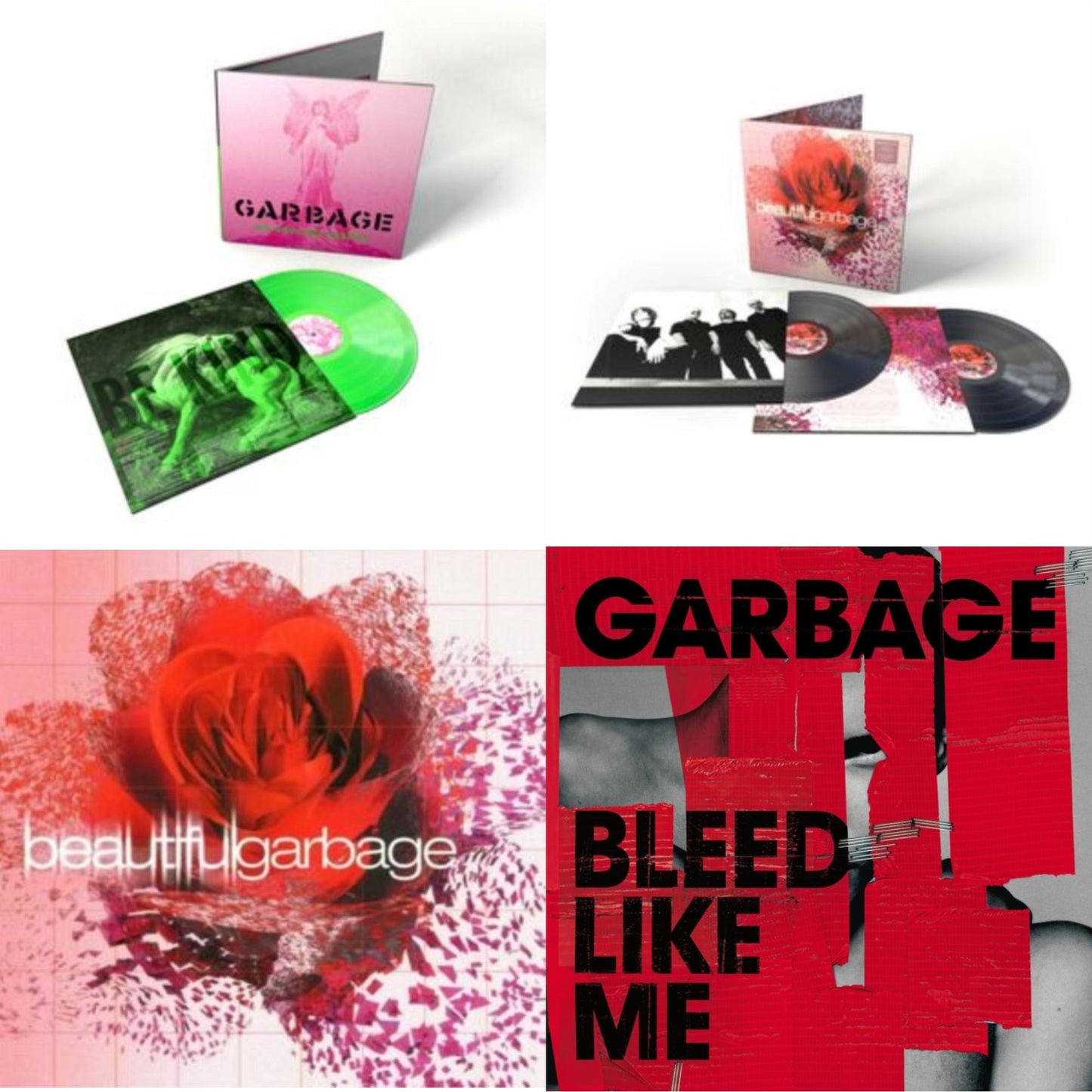No Gods No Masters (X) (Green LP Vinyl) & Beautifulgarbage (2LP/180G/20Th Anniversary/Remastered/Import) & Beautifulgarbage (2LP/White Vinyl/140G/20Th Anniversary/Remastered/Limited/Import) & Bleed Like Me