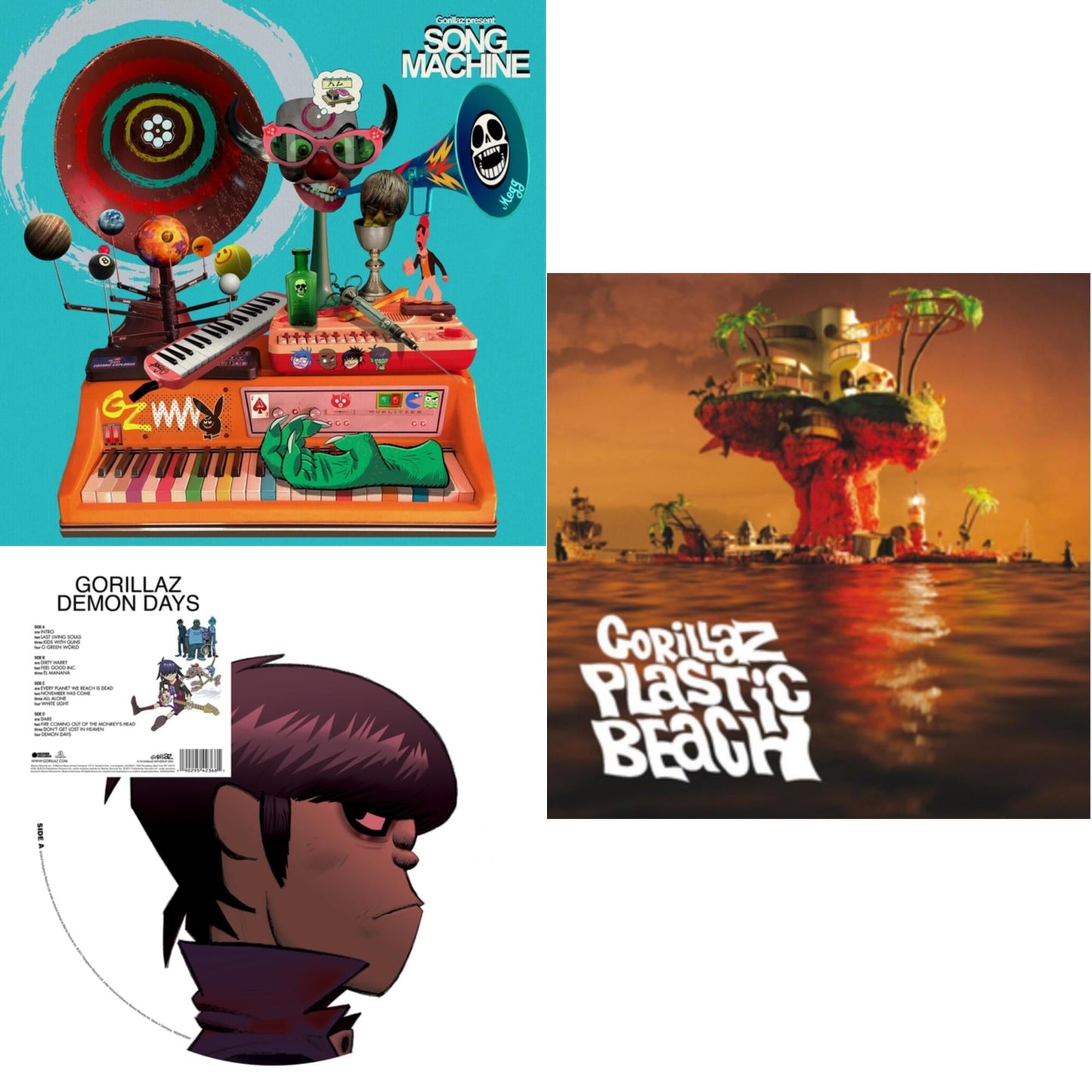 Song Machine: Season One & Demon Days (Picture Disc/2LP) & Plastic Beach