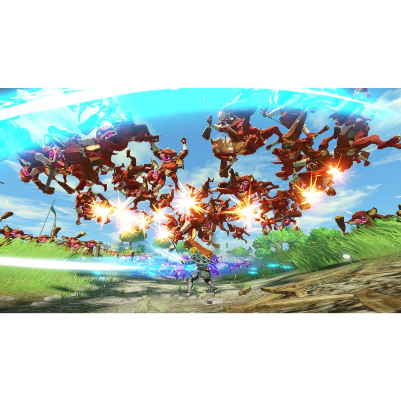 This is brand new.See Hyrule 100 years before the Legend of Zelda™: Breath of the Wild game and experience the events of the Great Calamity
Join the struggle that brought Hyrule to its knees.