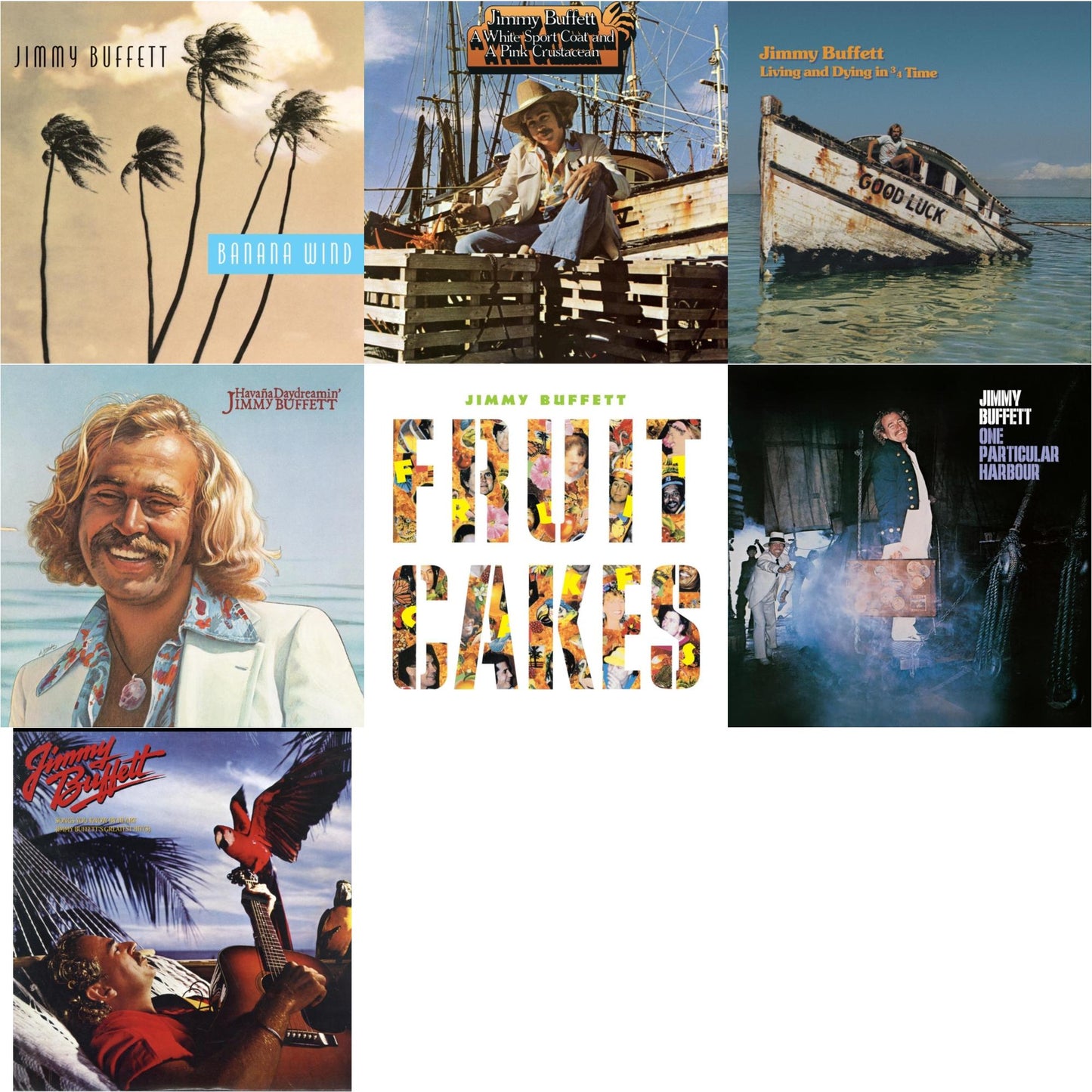 Fruitcakes (2LP) & Living & Dying In 3/4 Time & One Particular Harbour & Havana Daydreamin & White Sport Coat & A Pink Crustacean & Banana Wind (2LP) & Songs You Know By Heart