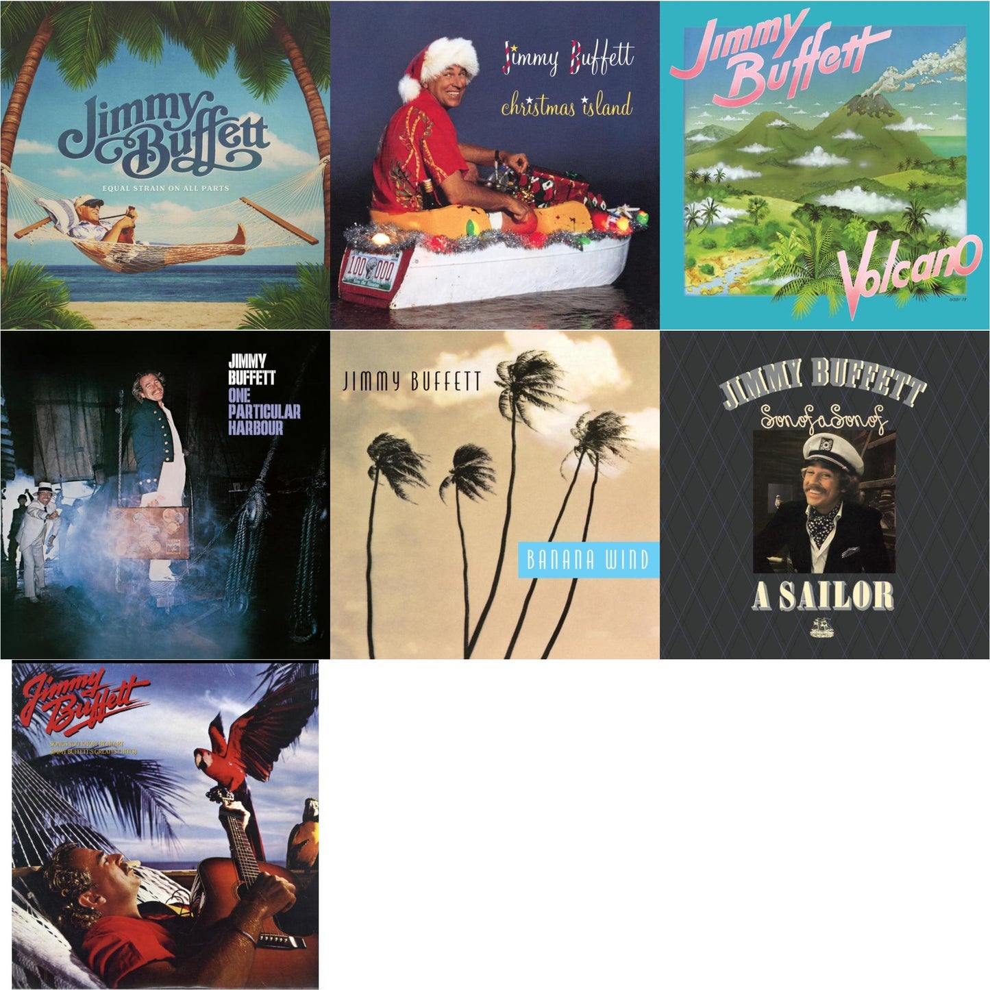 Equal Strain On All Parts (Electric Blue Vinyl/2LP) & Christmas Island & Volcano & One Particular Harbour & Banana Wind (2LP) & Son Of A Son Of A Sailor & Songs You Know By Heart