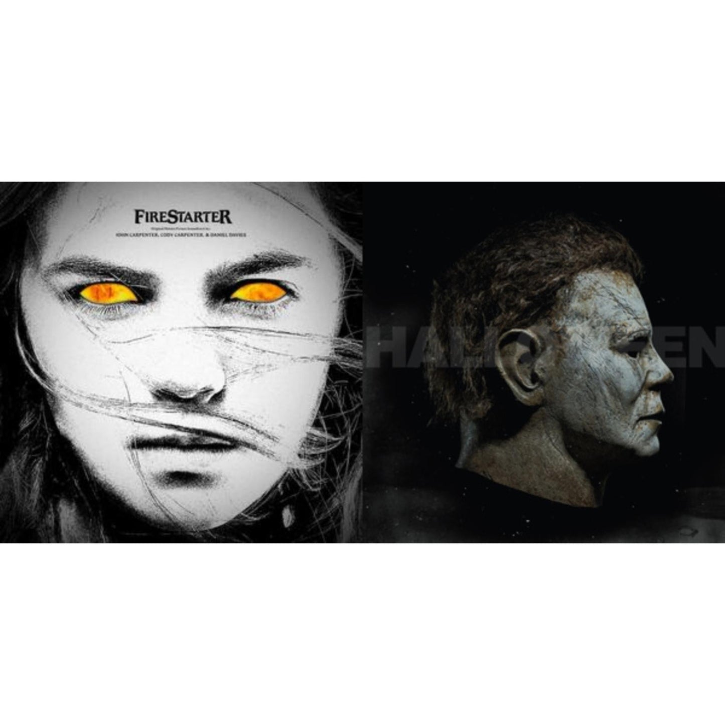 Firestarter Ost (Yellow & Bone Splatter LP Vinyl) & Halloween Ost (Expanded Edition/2025 Art Edition/2LP/Bone White W/ Orange Splatter Vinyl)
