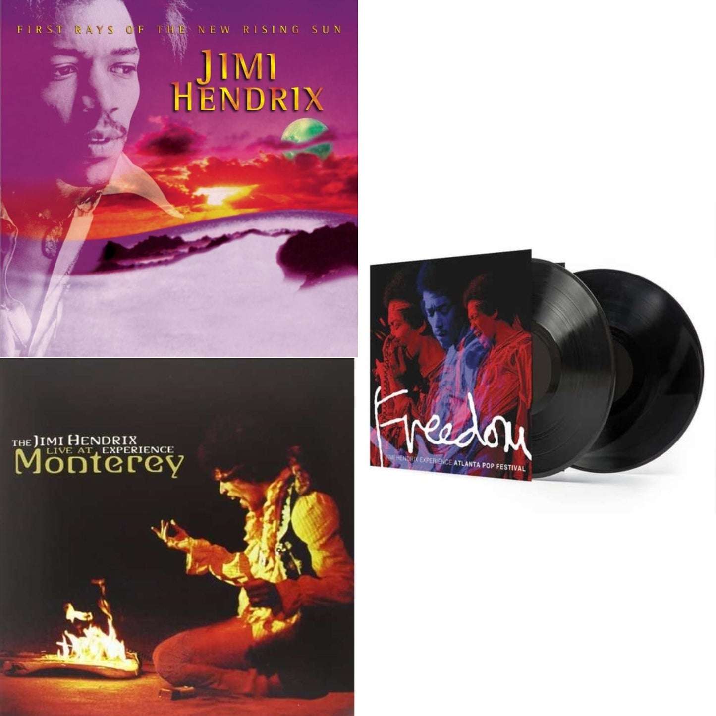 First Rays Of The New Rising Sun (2LP/150G) & Live At Monterey (180G) & Atlanta Pop Festival (2LP/Gatefold) (180G)
