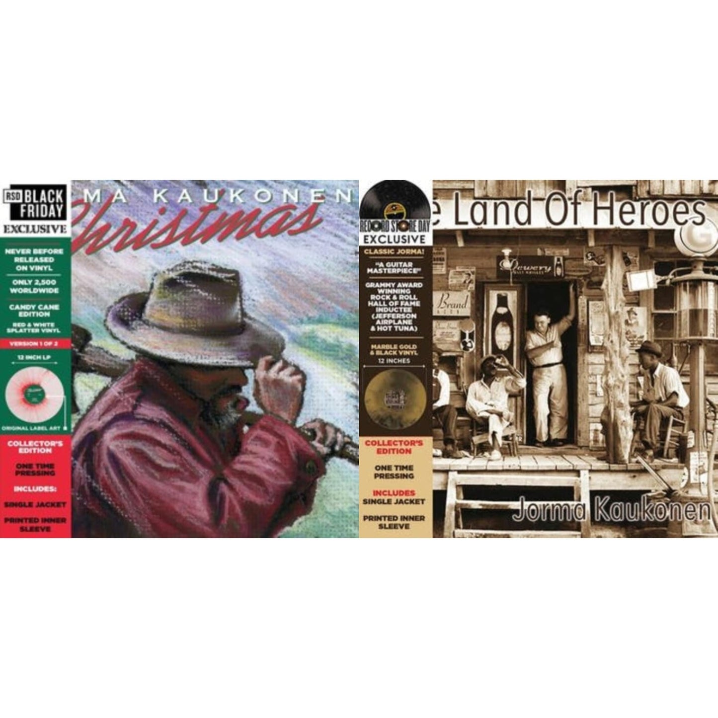 Christmas… (Candy Cane Edition) & Land Of Heroes (Deluxe/Hazed Gold & Black LP Vinyl)