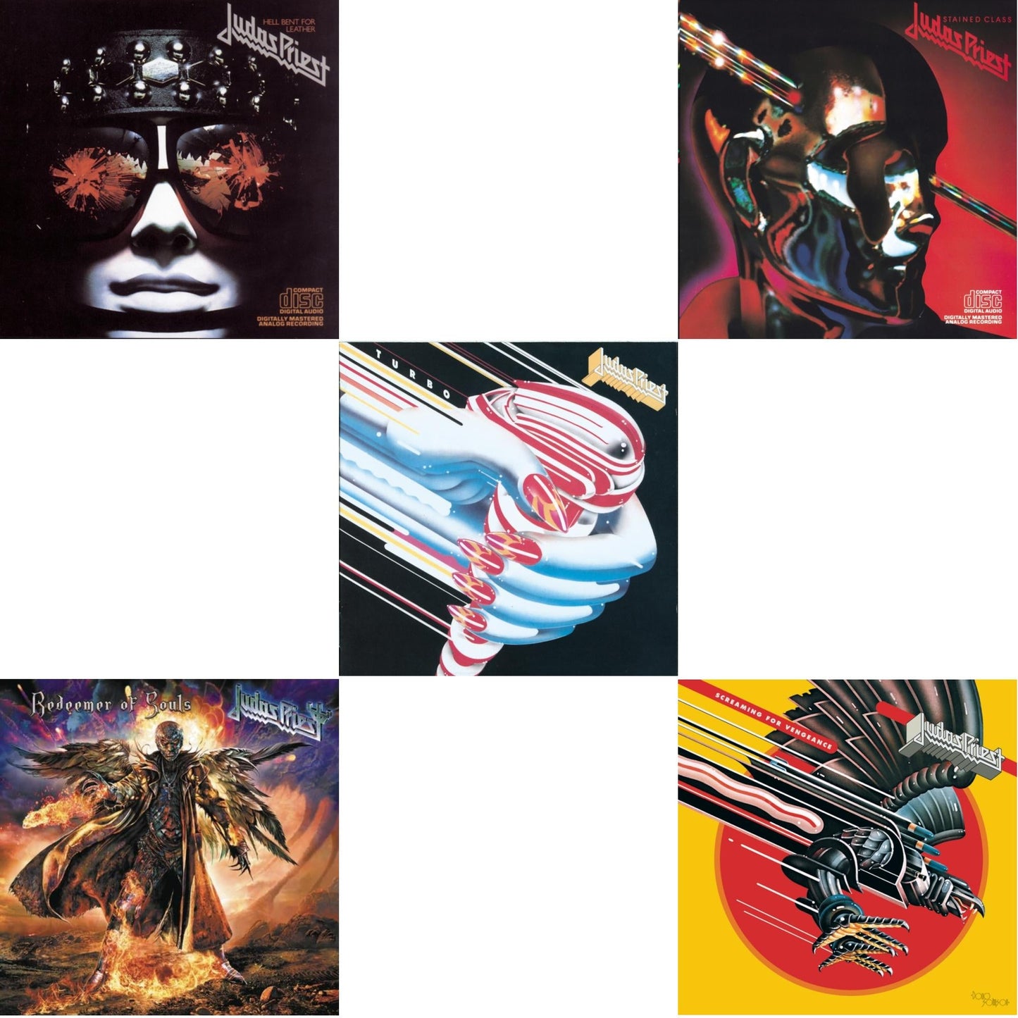 Stained Class & Turbo & Hell Bent For Leather & Screaming For Vengeance & Redeemer Of Souls