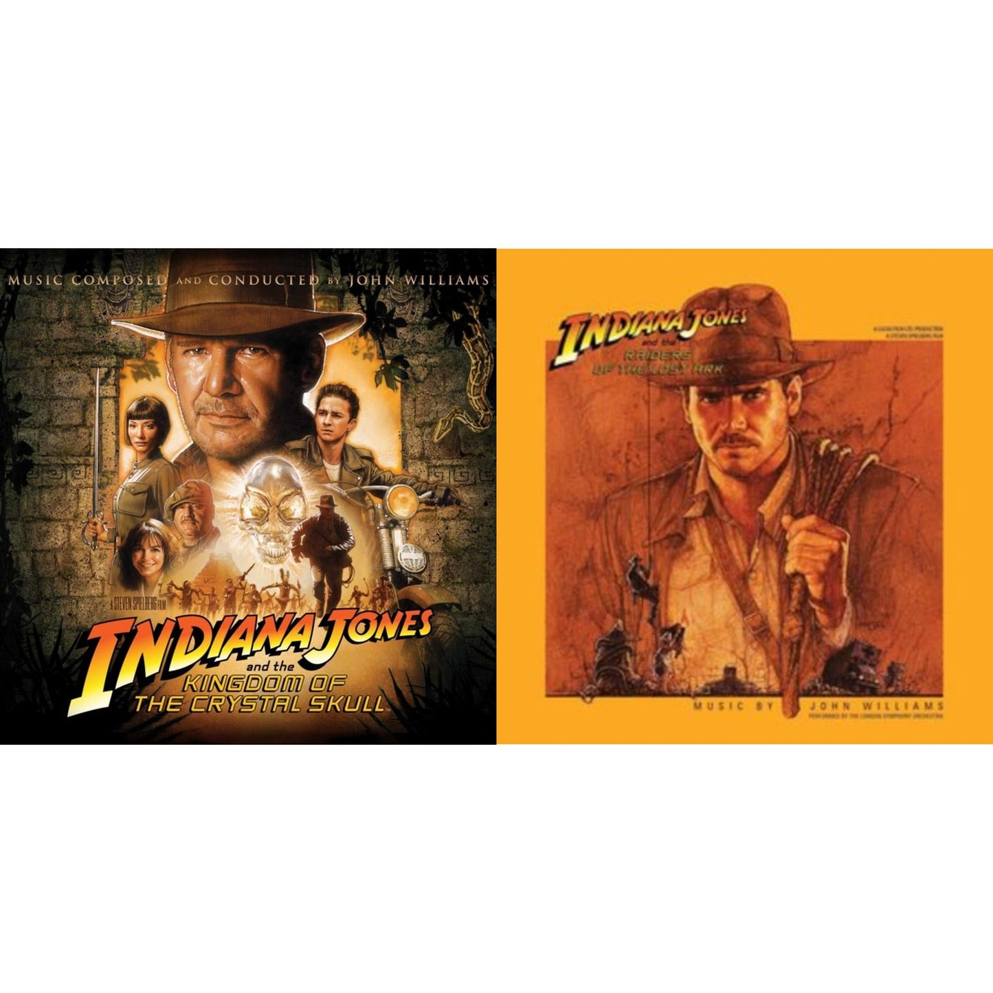 Indiana Jones & The Kingdom Of The Crystal Skull (Ost) (2LP) & Raiders Of The Lost Ark (Ost) (2LP)