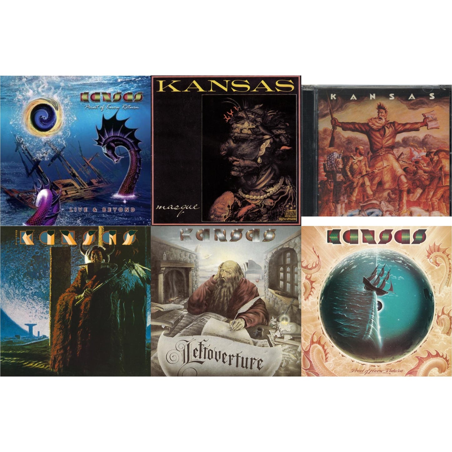 Point Of Know & Masque & Kansas & Monolith & Leftoverture & Point Of Know Return