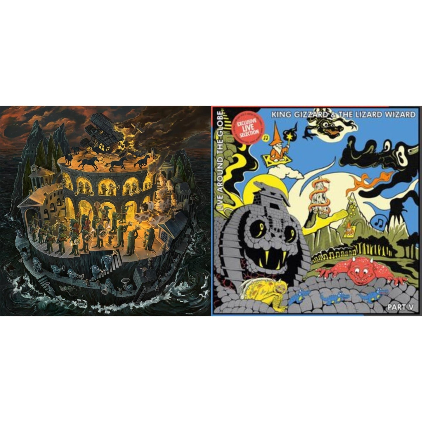 Phantom Island (X) (180G/Recycled LP Vinyl) & Live Around The Globe: Part V (Colored LP Vinyl)